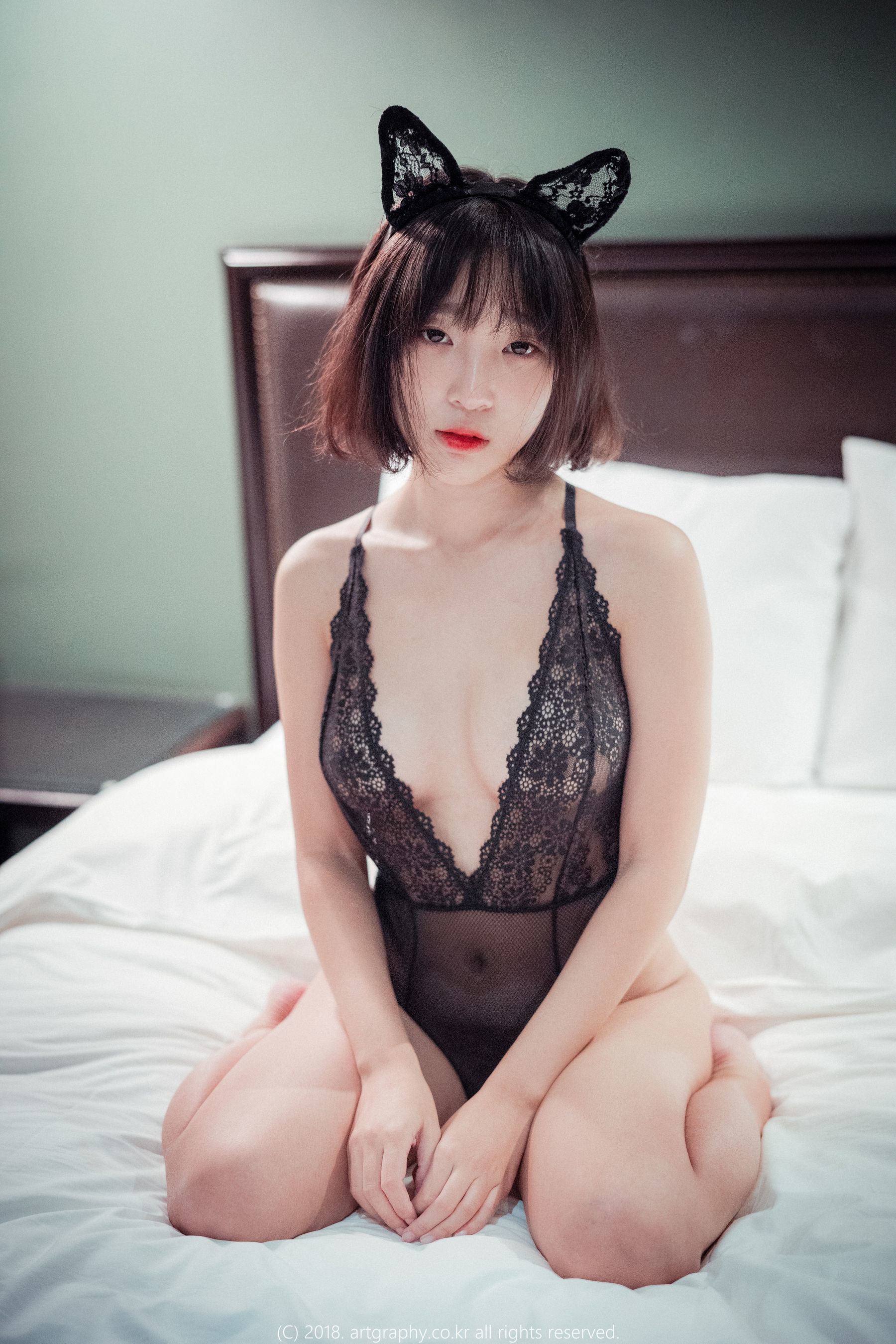 [ARTGRAVIA] VOL.034 姜仁卿 – 蕾丝猫女 [41P]-66COS