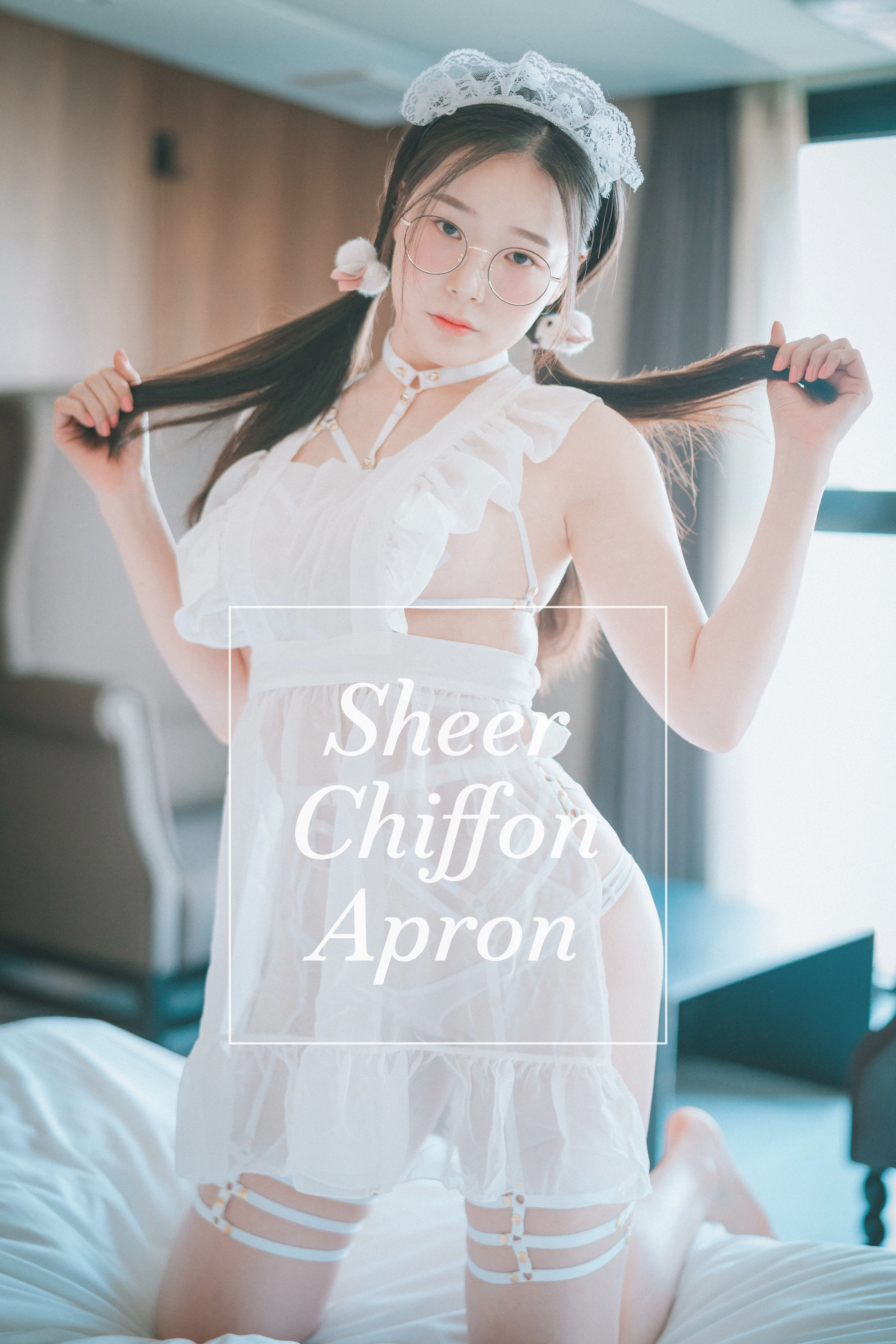 [DJAWA] PIA – Sheer Chiffon Apron [65P]-66COS
