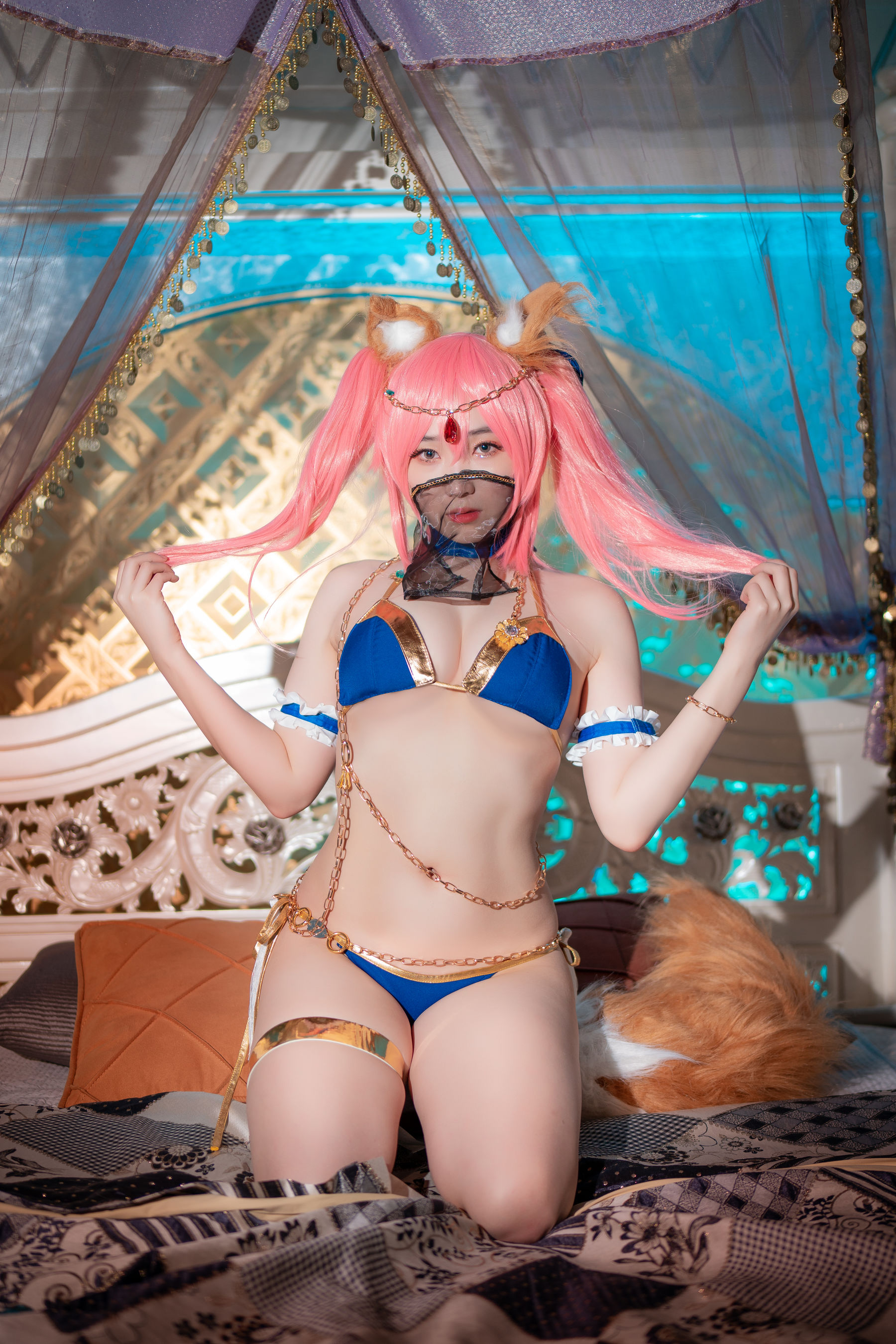 [CreamSoda] Bambi – Cosplay Tamamo&Kama [40P]-66COS