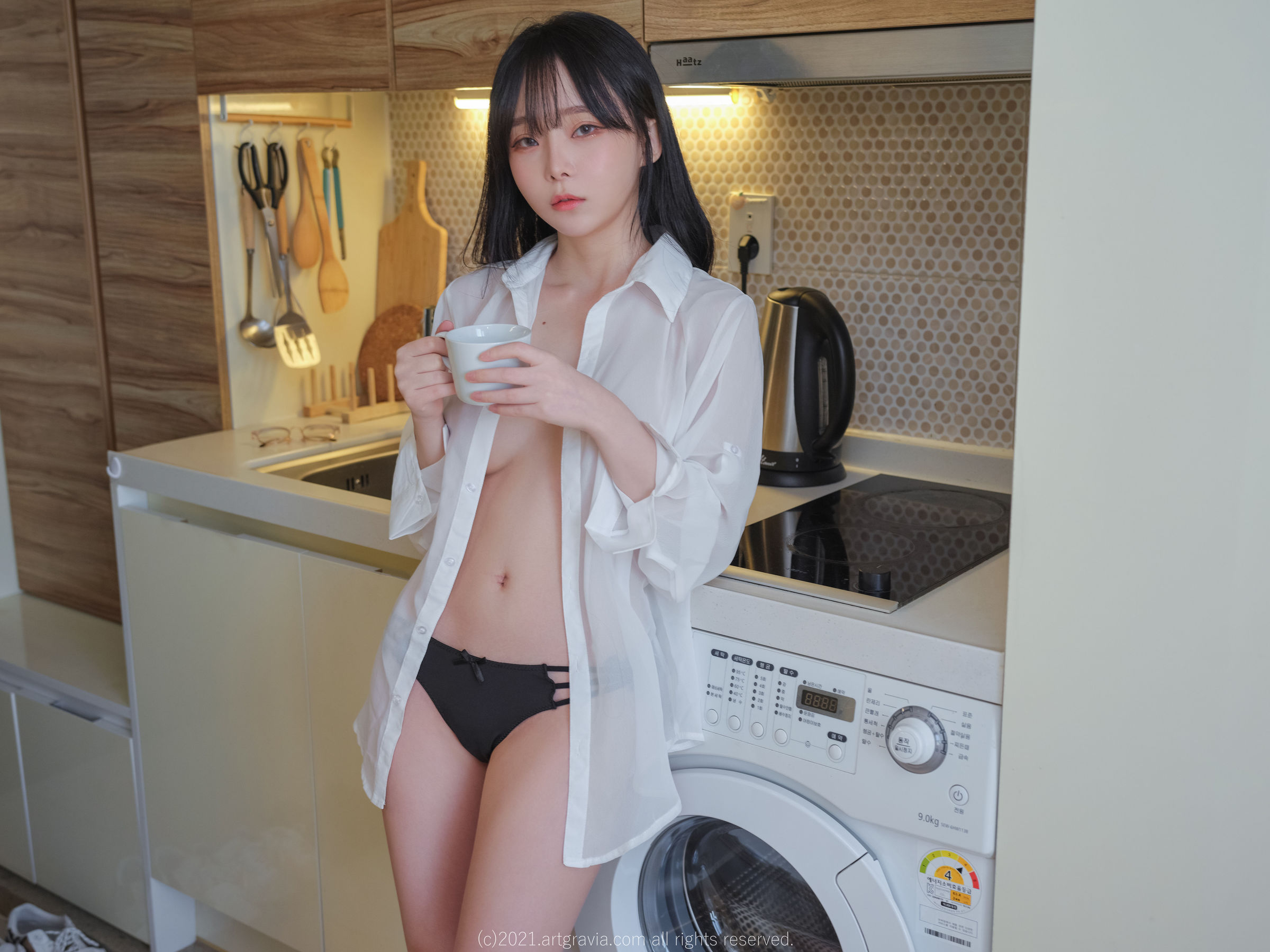 [ARTGRAVIA] VOL.261 Ming Sunha – 白衬衫女友居家诱惑 [80P]-66COS