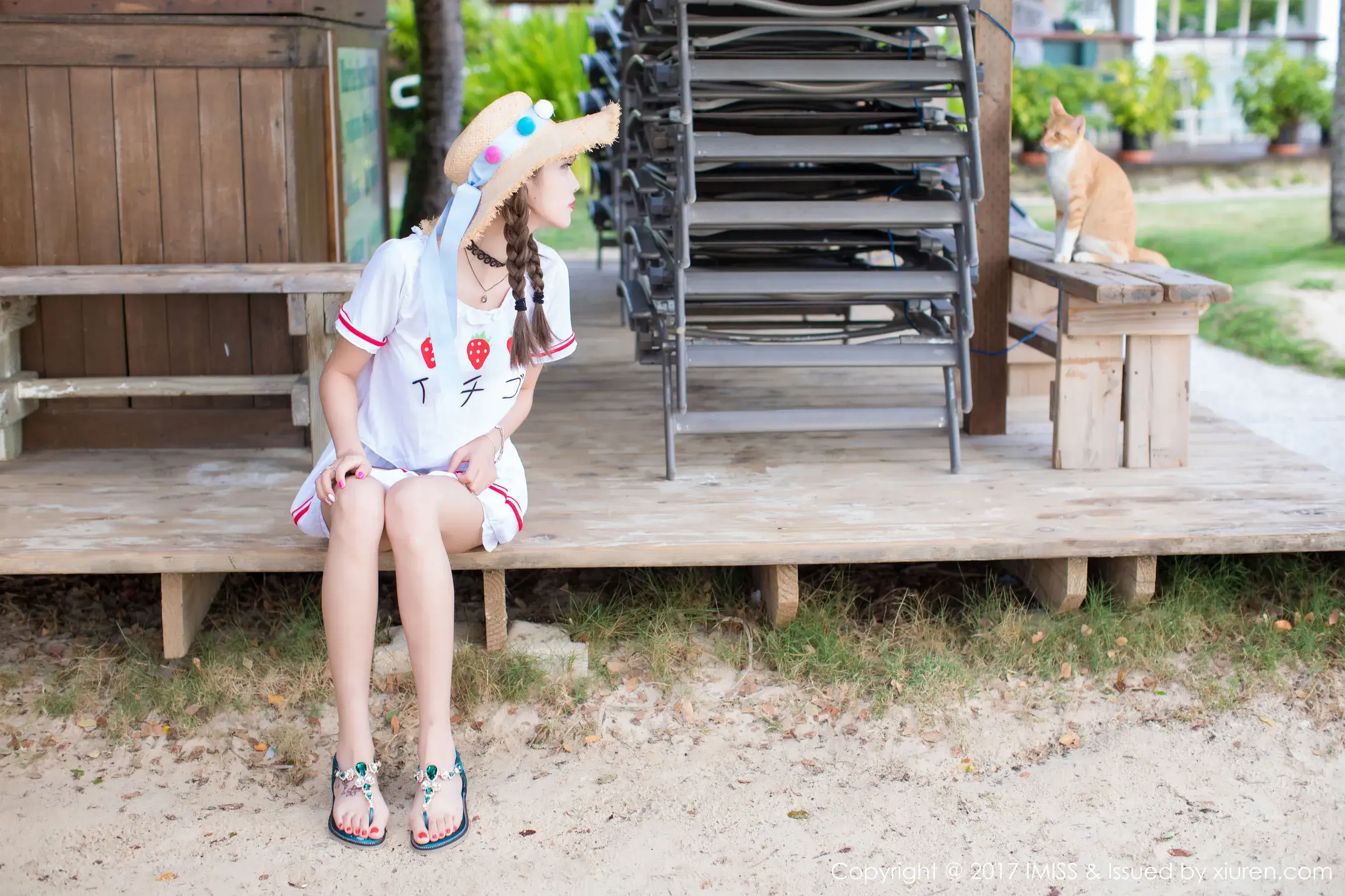 杨晨晨sugar《阳光和沙滩，香车与美人》 爱蜜社IMiss Vol.185-66COS