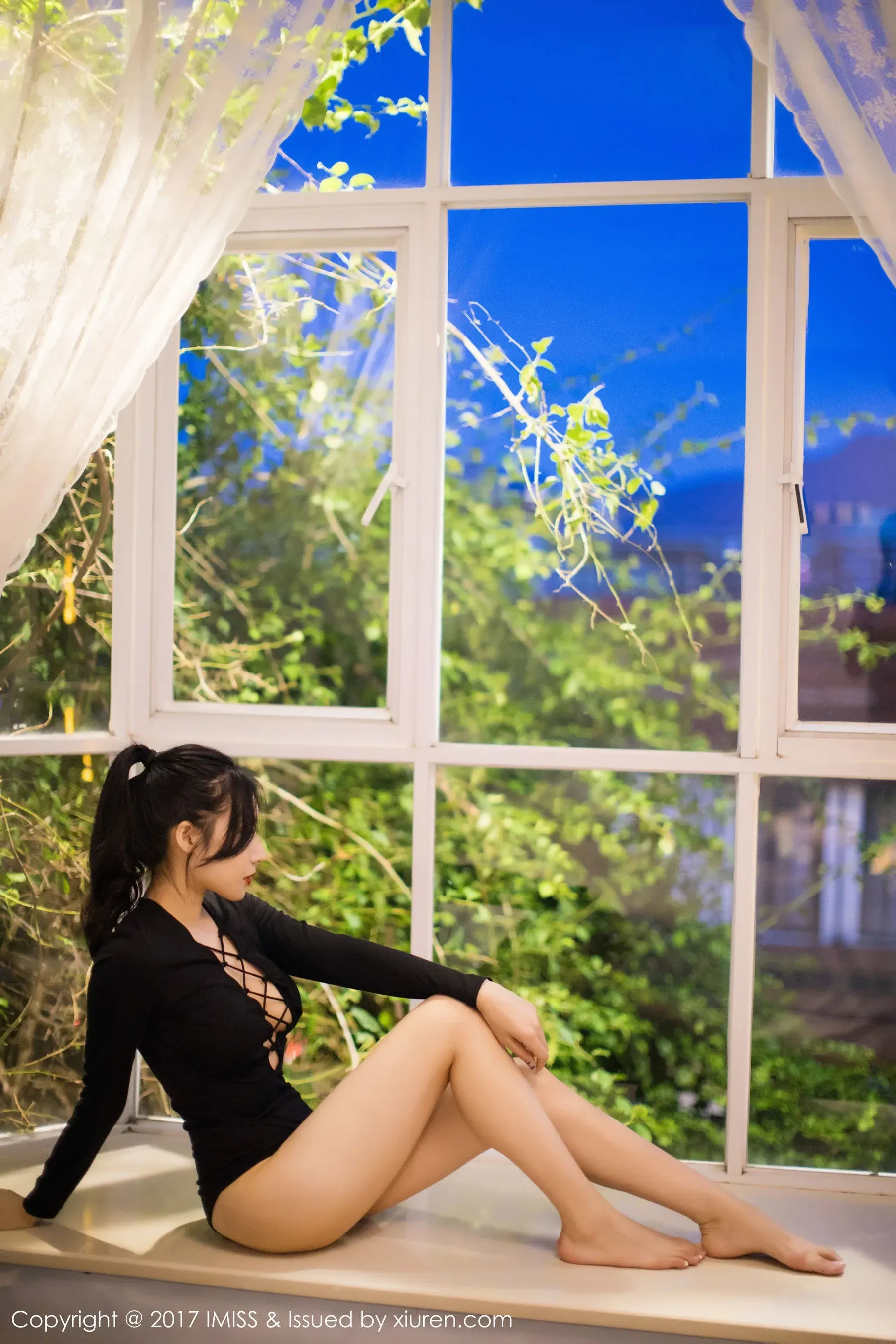 小狐狸Sica《黑色私房性感美腿》 爱蜜社IMiss VOL.194-66COS