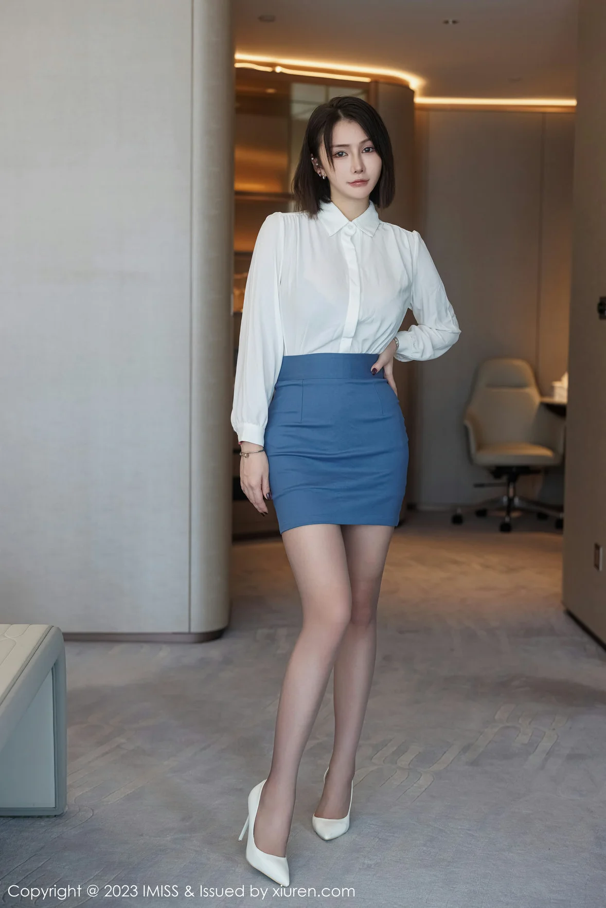 爱蜜社 Vol.737 Evon陈赞之 黑色蕾丝内衣最新性感写真 [59P]-66COS