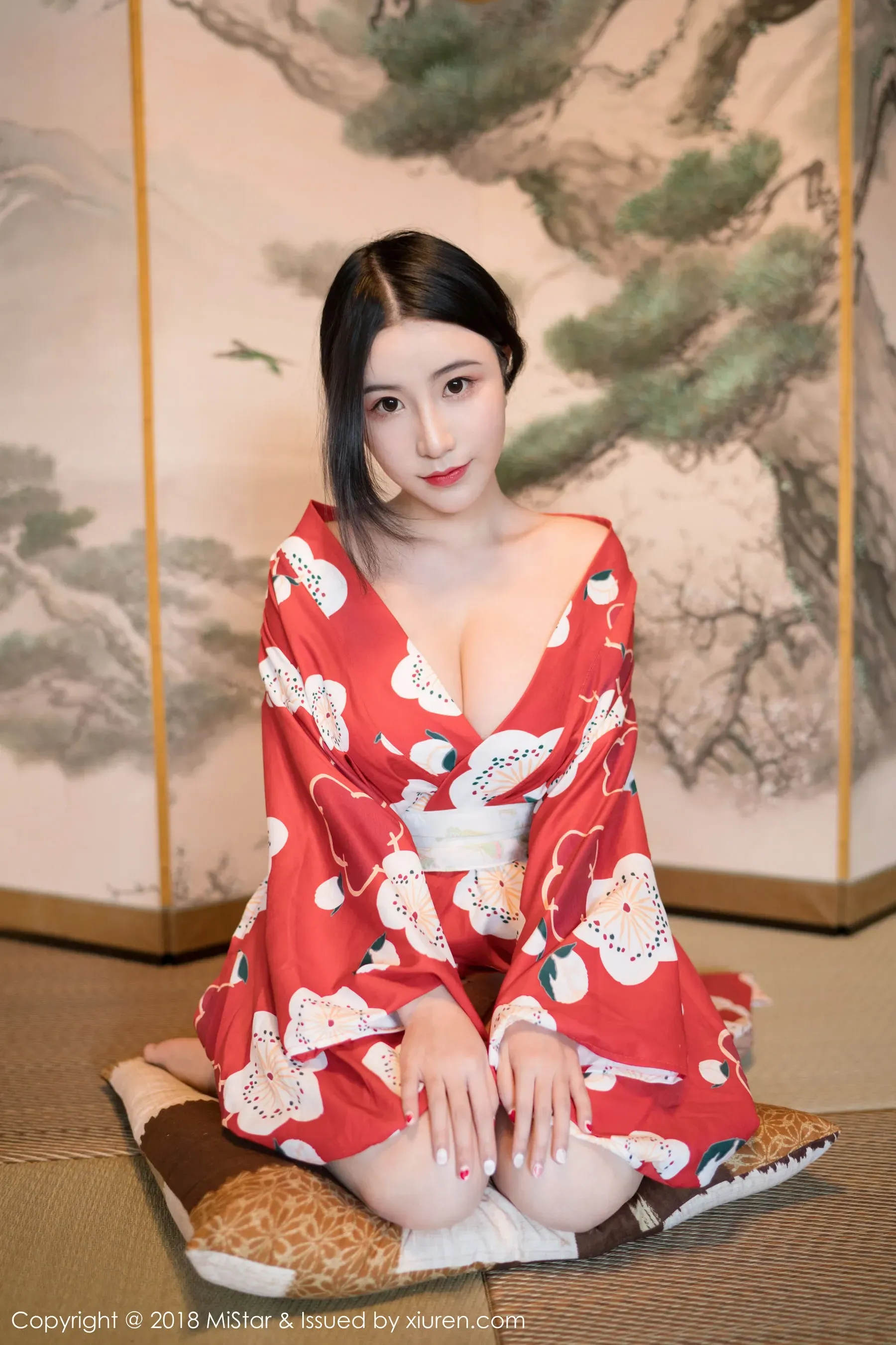 谢芷馨Sindy《娇艳红色和服》 魅妍社 VOL.210-66COS