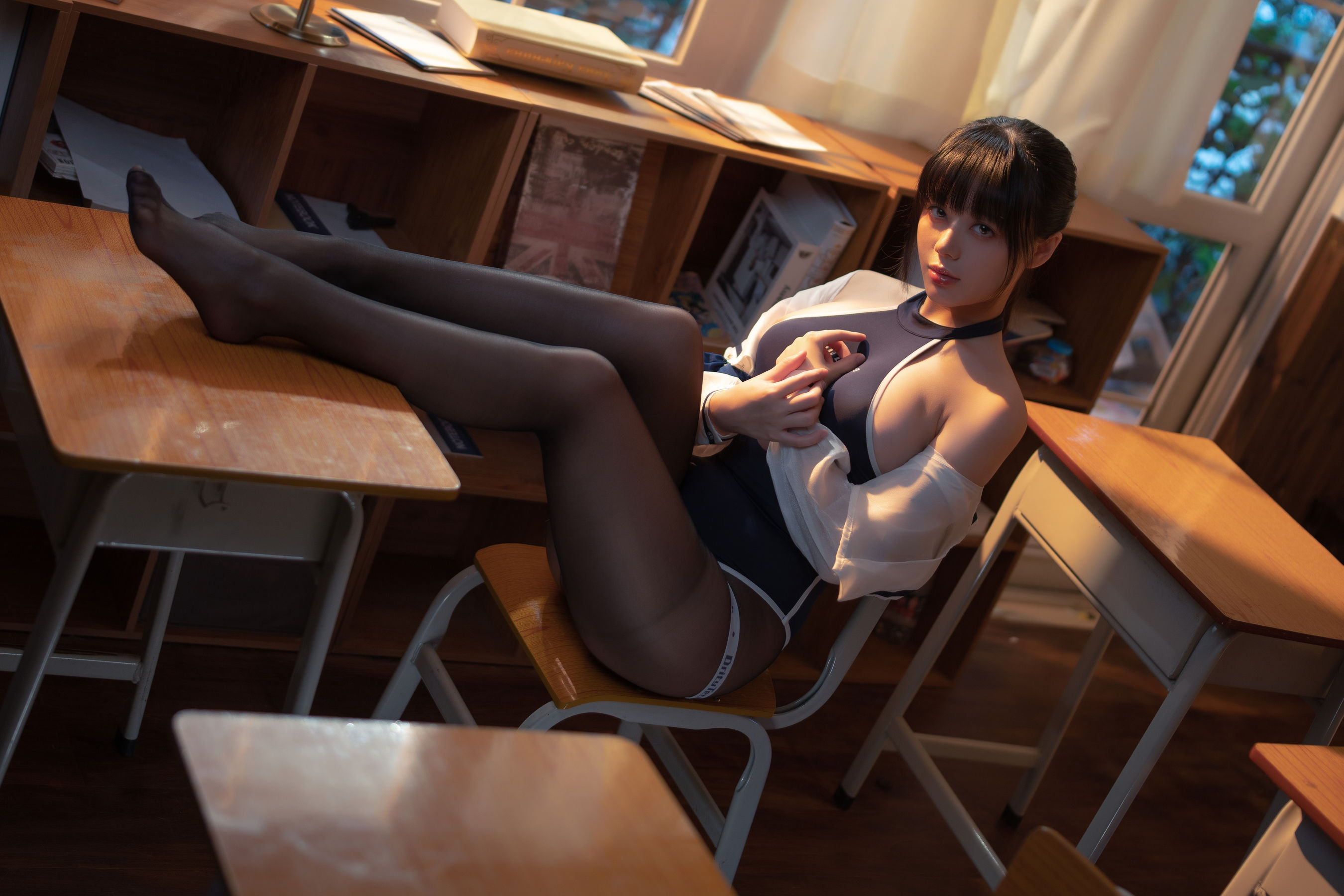 九言 – 竞泳 [65P]-66COS