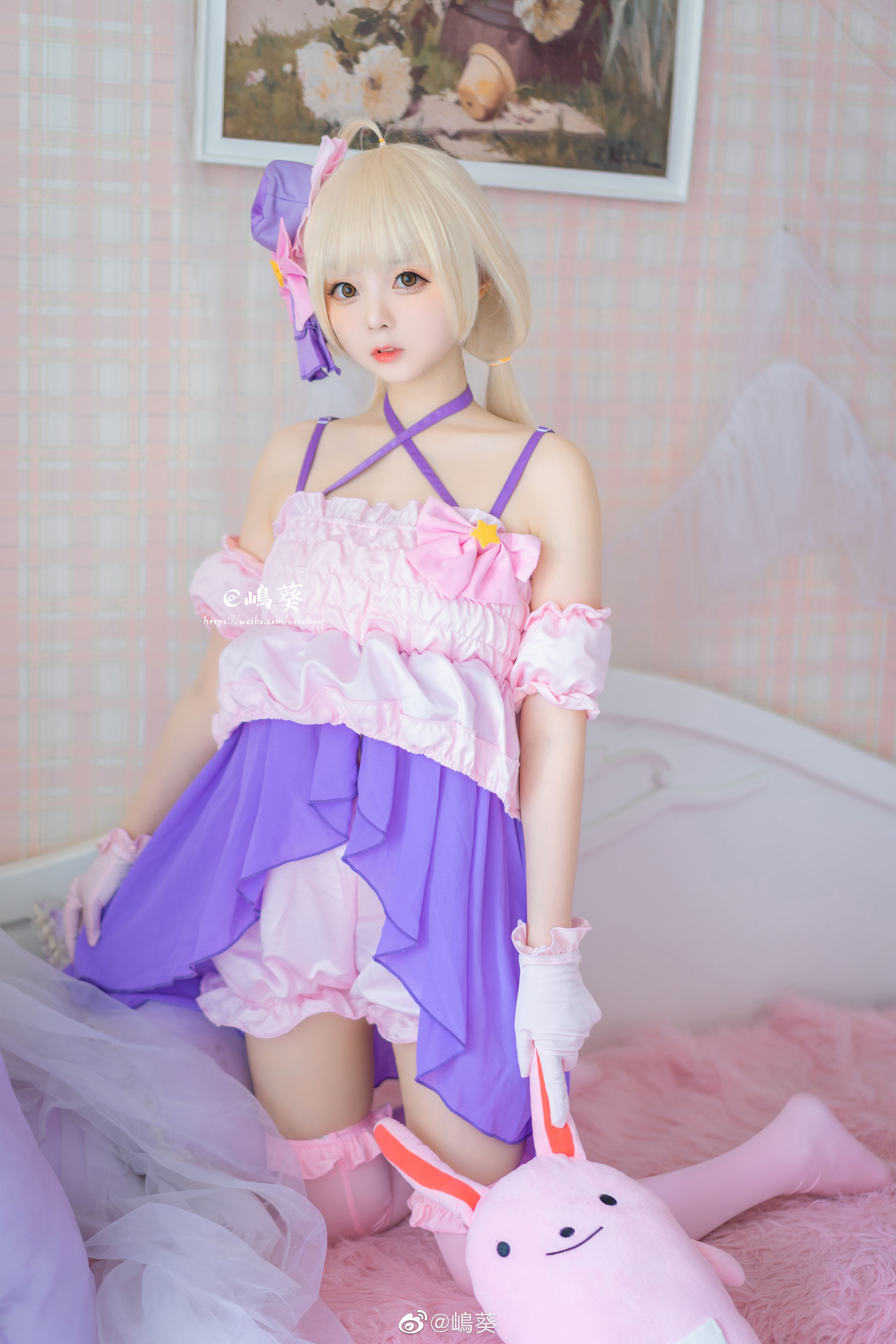 微博美女嶋葵 双叶杏打歌服 [8P]-66COS