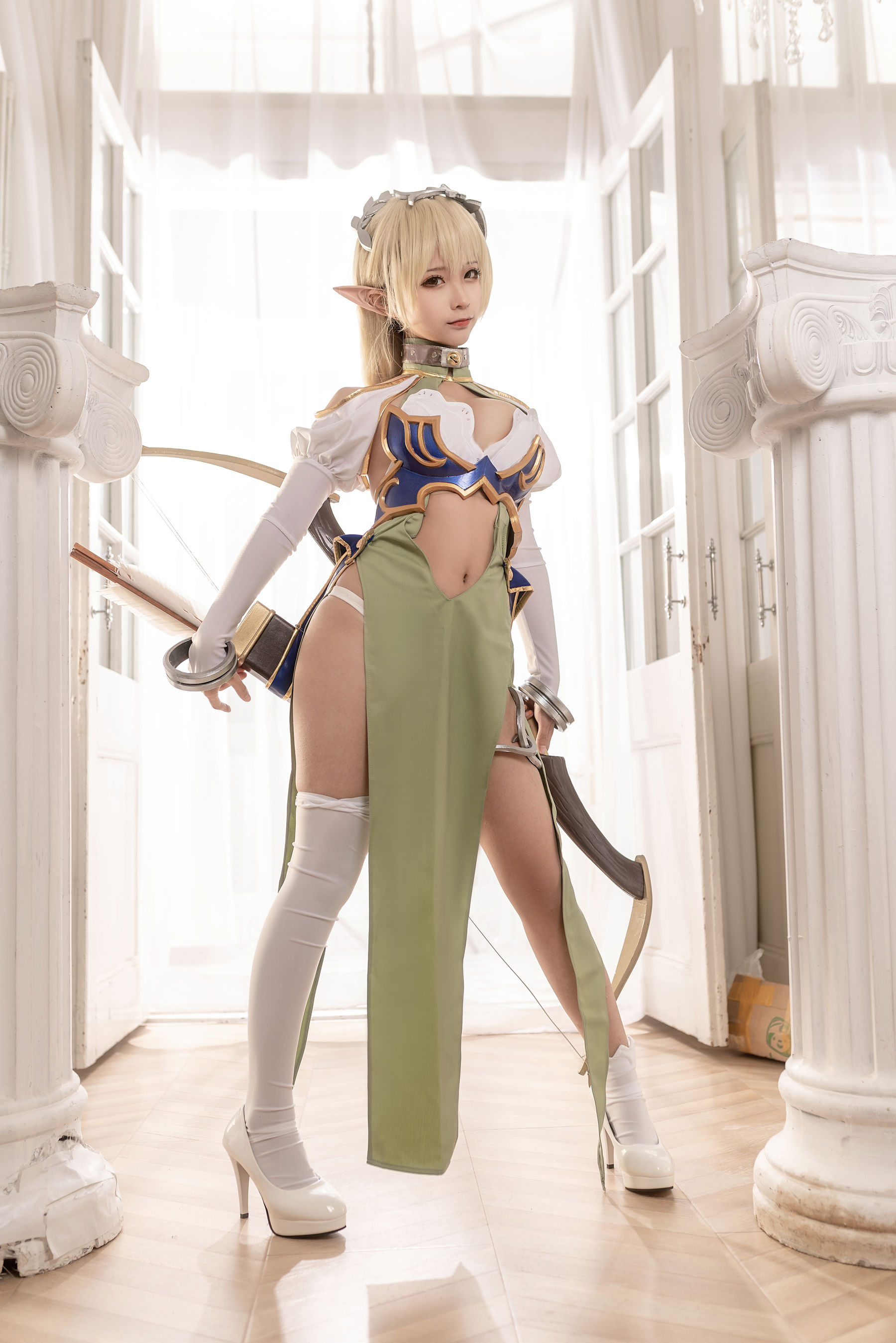 动漫博主蠢沫沫 – 精灵村 第一村人 [40P]-66COS