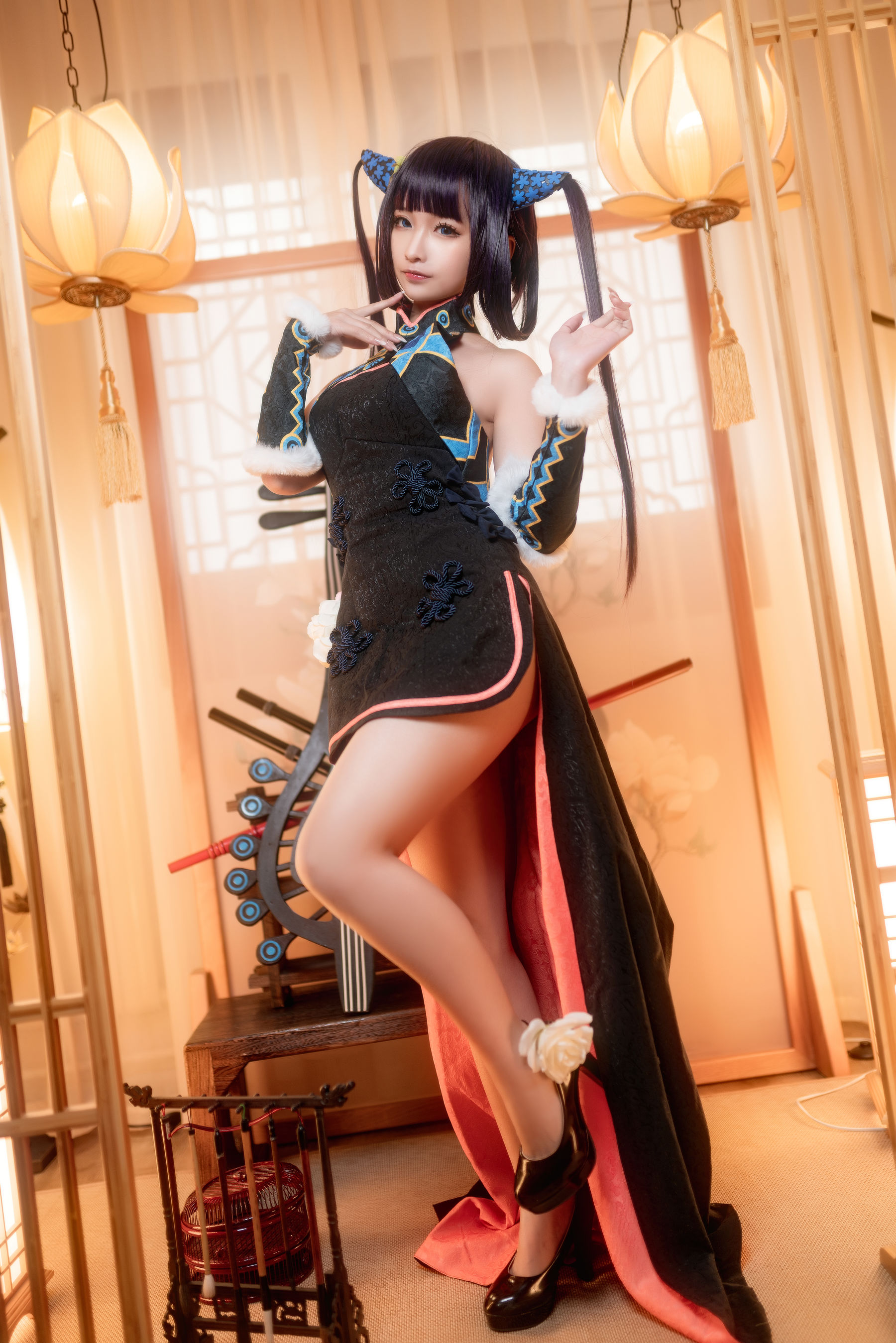 [Cosplay写真] 动漫博主蠢沫沫 – 杨玉环二破 [40P]-66COS