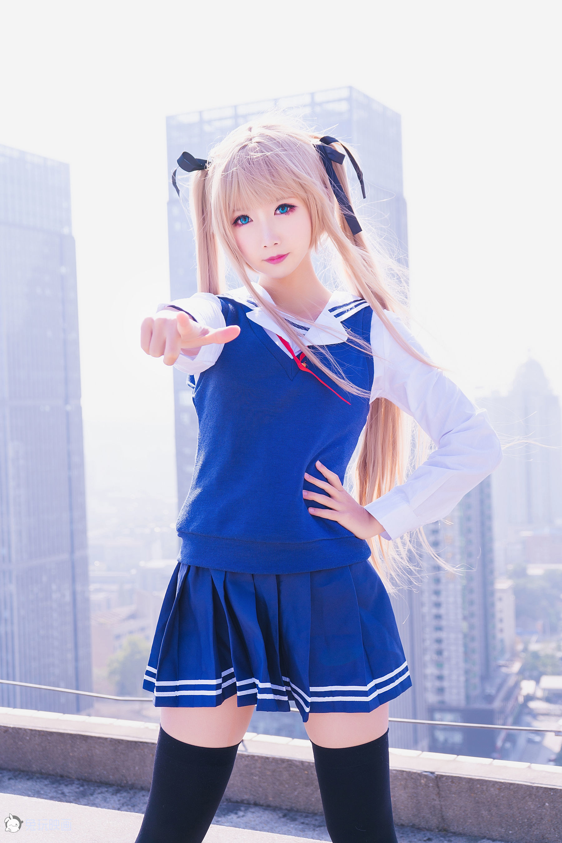 [萝莉COS] 面饼仙儿 – 双马尾COS [41P]-66COS