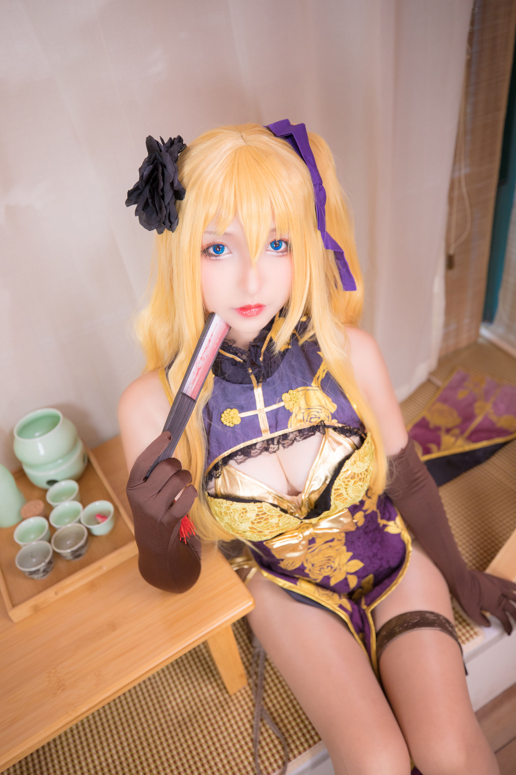 [萝莉COS] 神楽板真冬 艳娘幻梦谭 金莲 [150P]-66COS