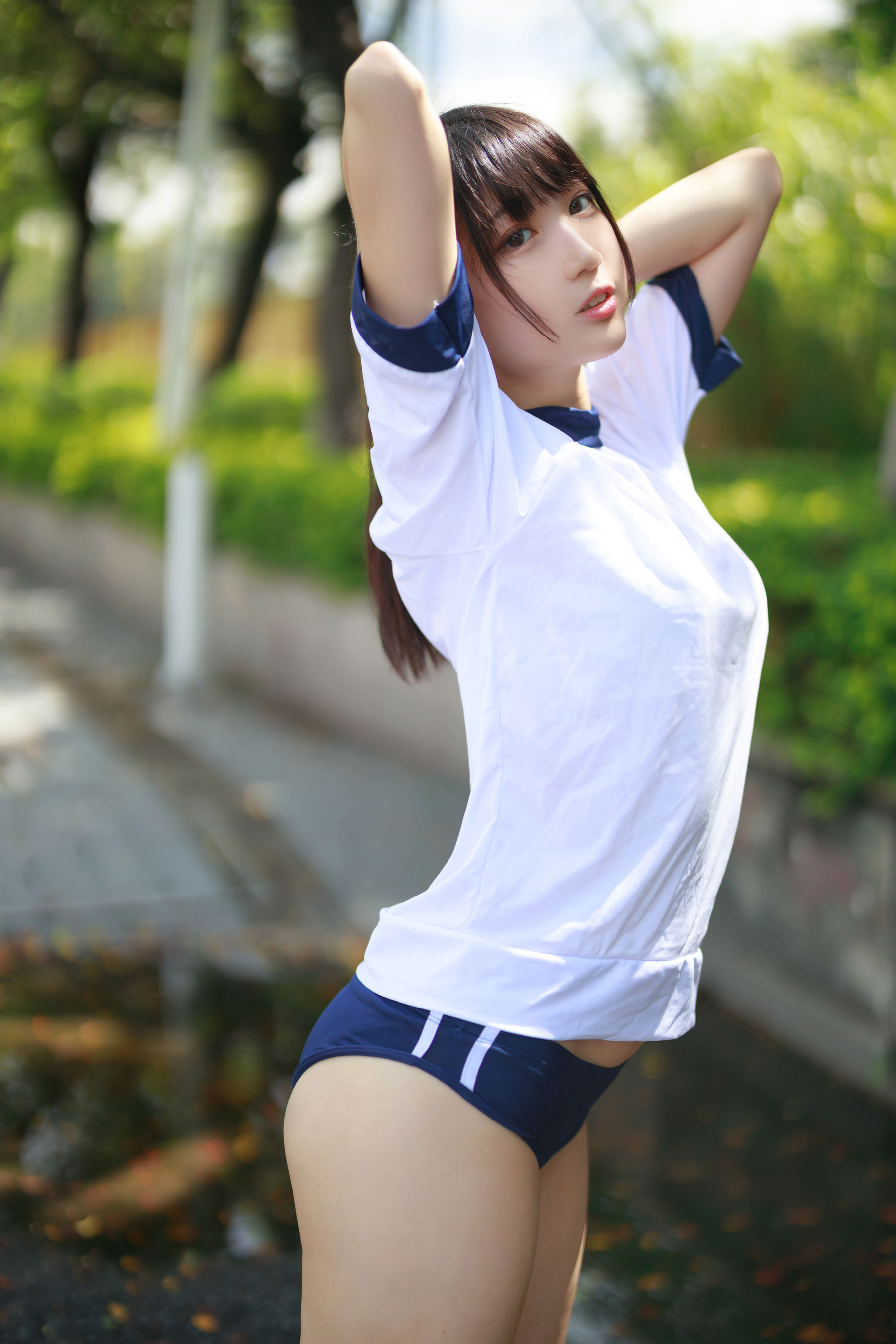 周叽是可爱兔兔 – 体操服 [31P]-66COS