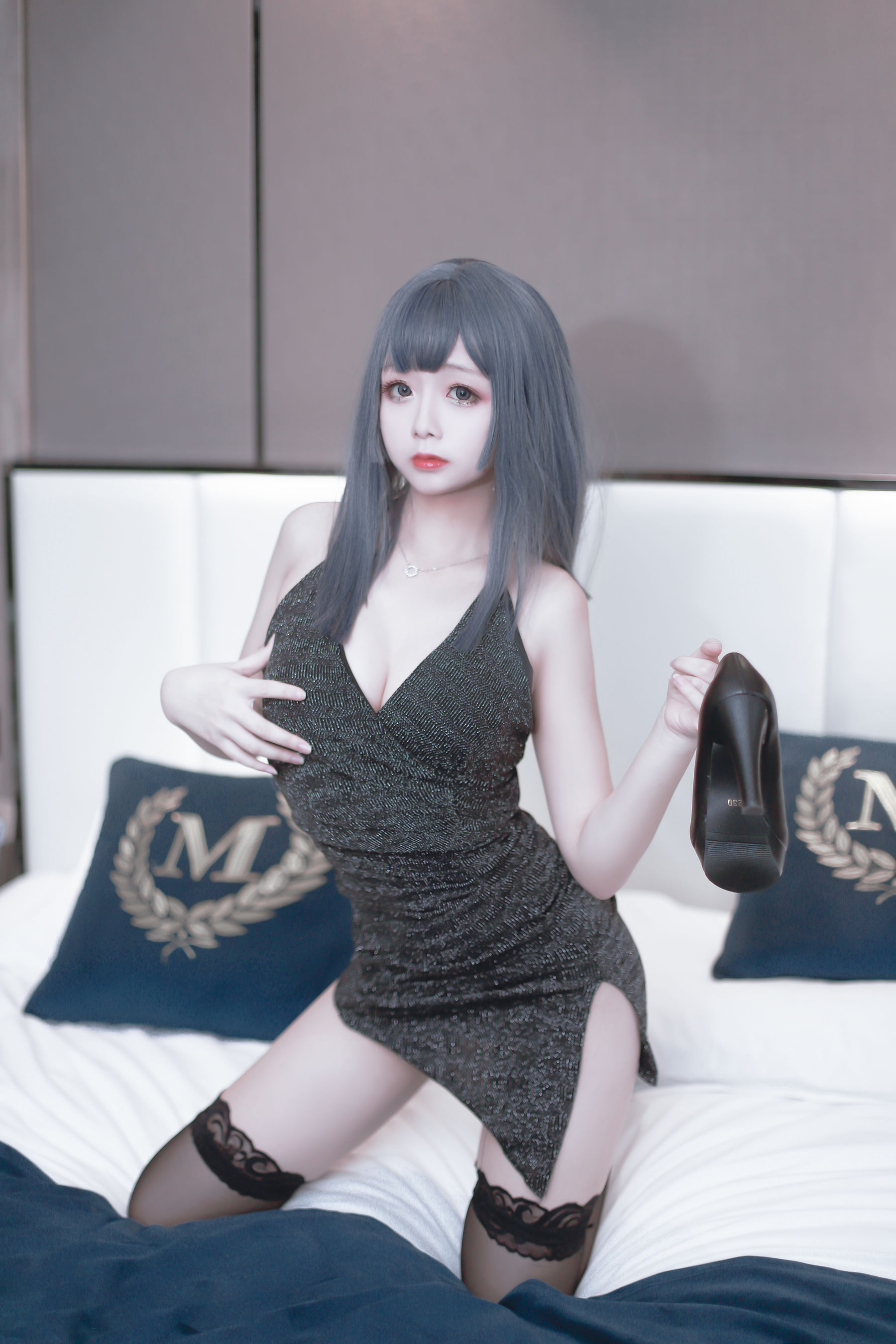 Cosplay日奈娇 – 黑色礼服 [40P]-66COS