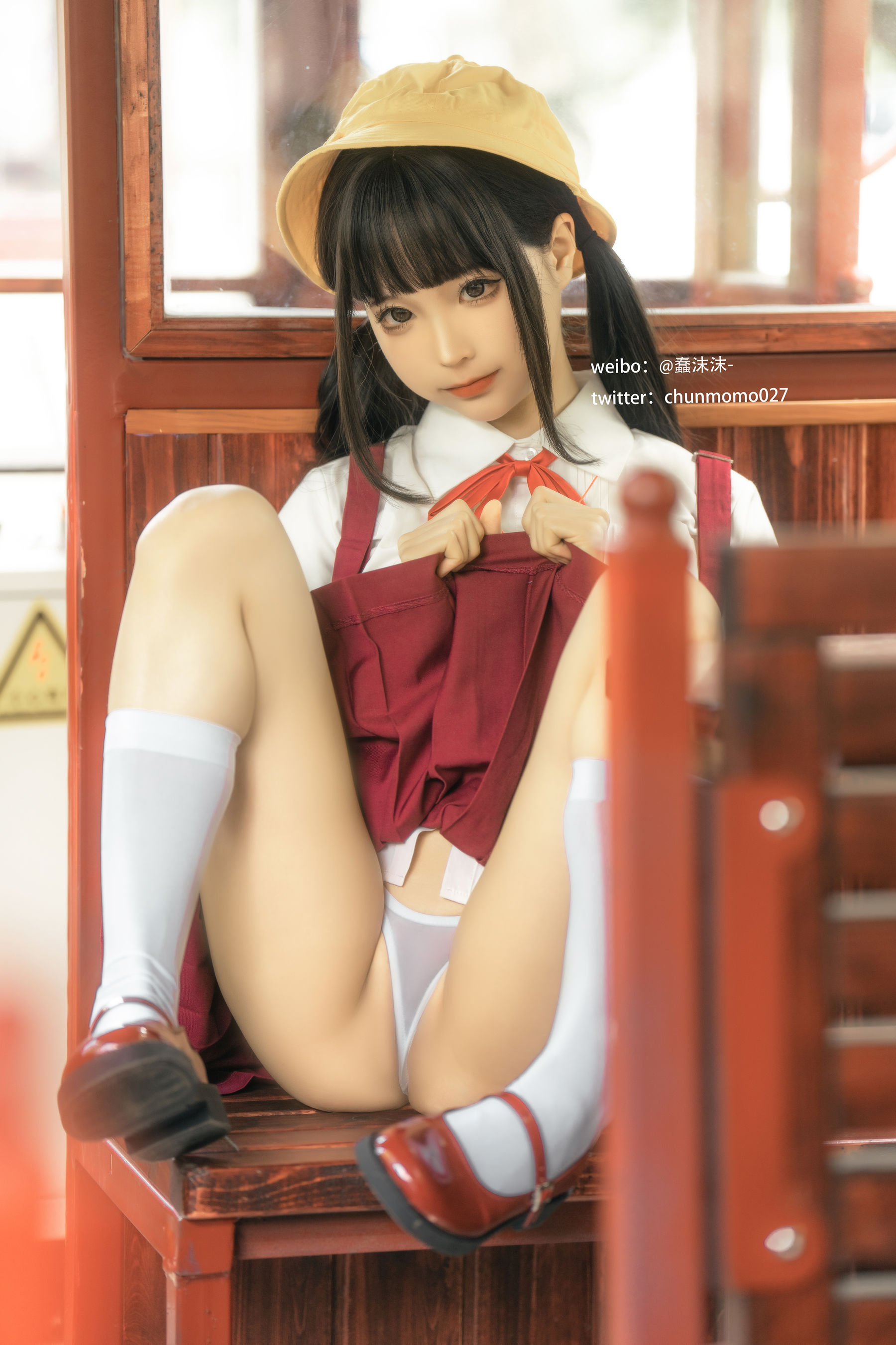 动漫博主蠢沫沫 – 红火车 [16P]-66COS