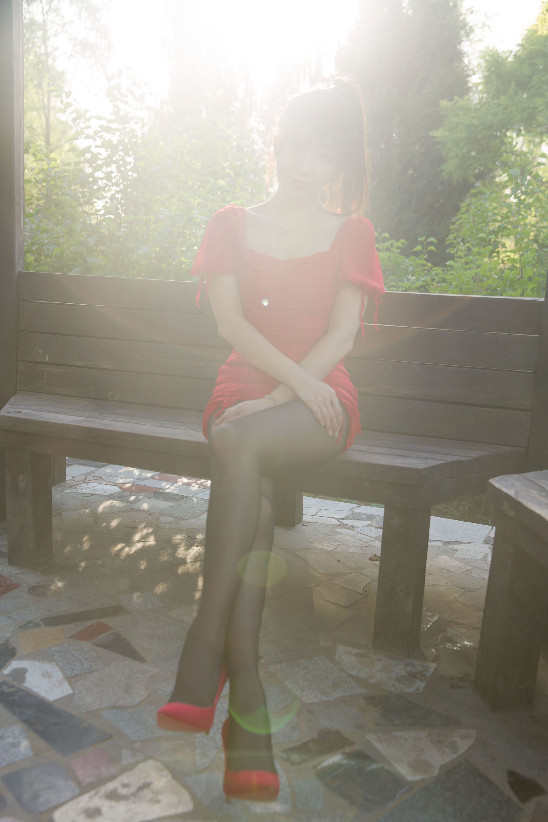 斗鱼主播小女巫露娜 – 户外小红裙 [66P] 插图5