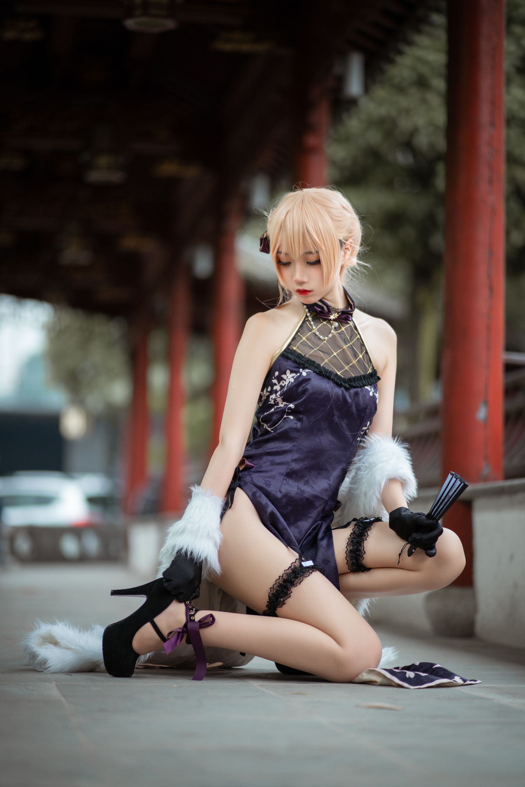 清纯少女五更百鬼 – OTS-14旗袍 [38P] 插图2