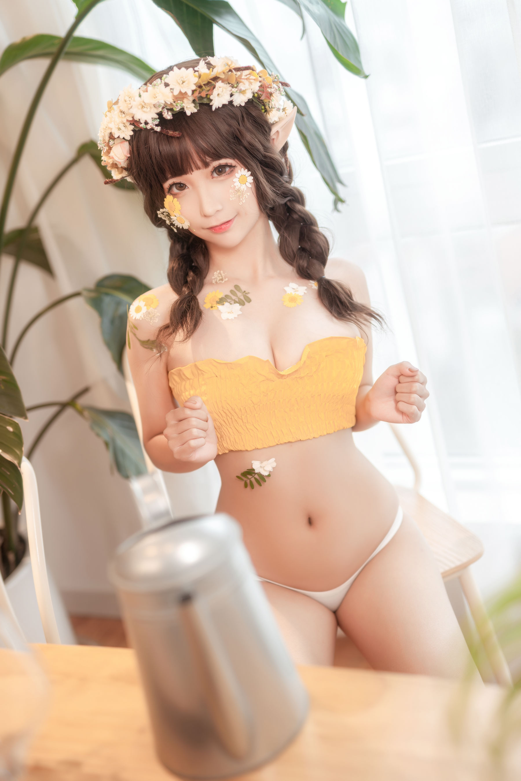 动漫博主蠢沫沫 – 尖耳国度 花精灵 [38P]-66COS
