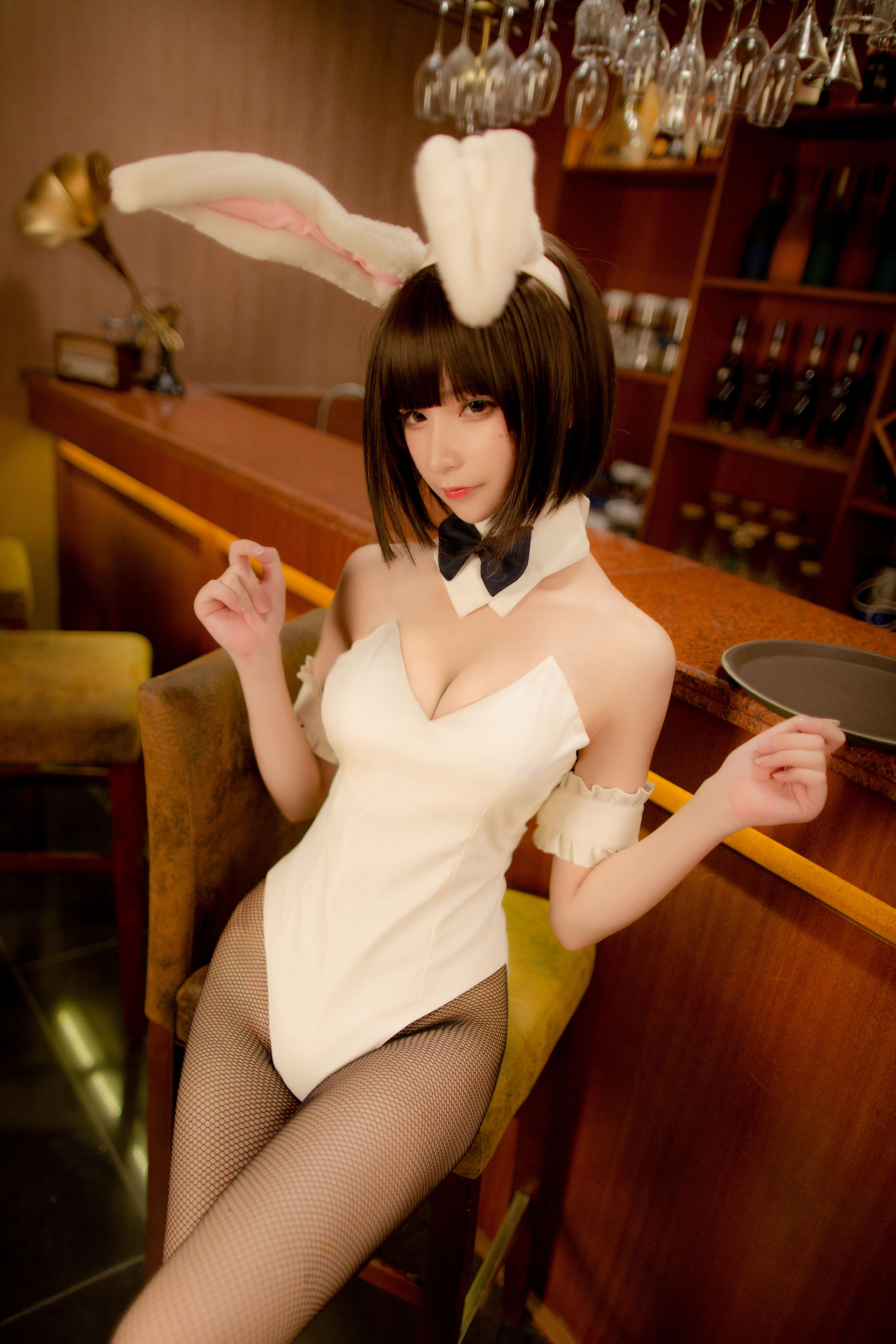 拼音拼嘤嘤 – 加藤惠兔女郎 [9P]-66COS