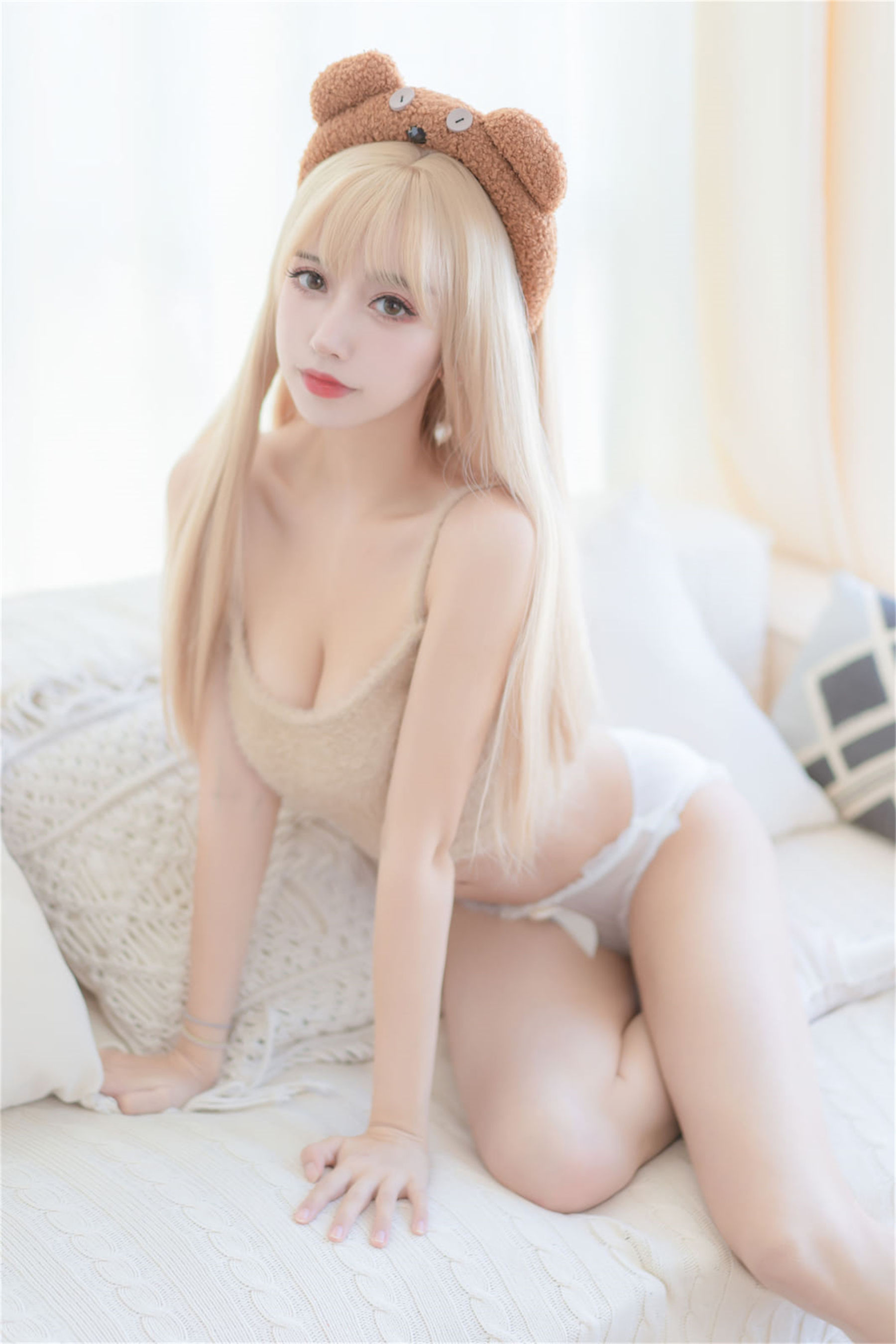 斗鱼米线线sama – 小熊软糖 [66P]-66COS