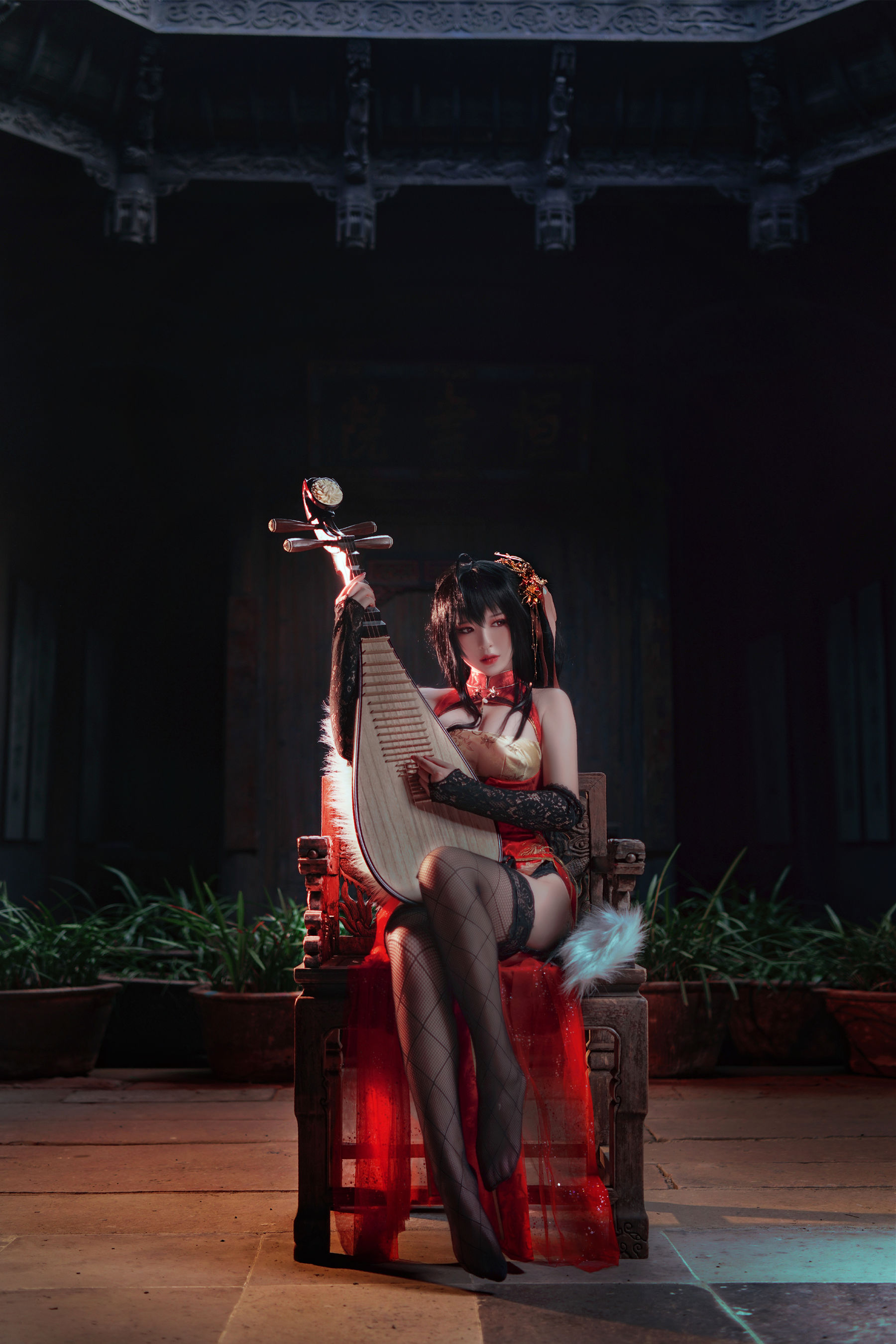 半半子 – 大凤旗袍 [40P]-66COS