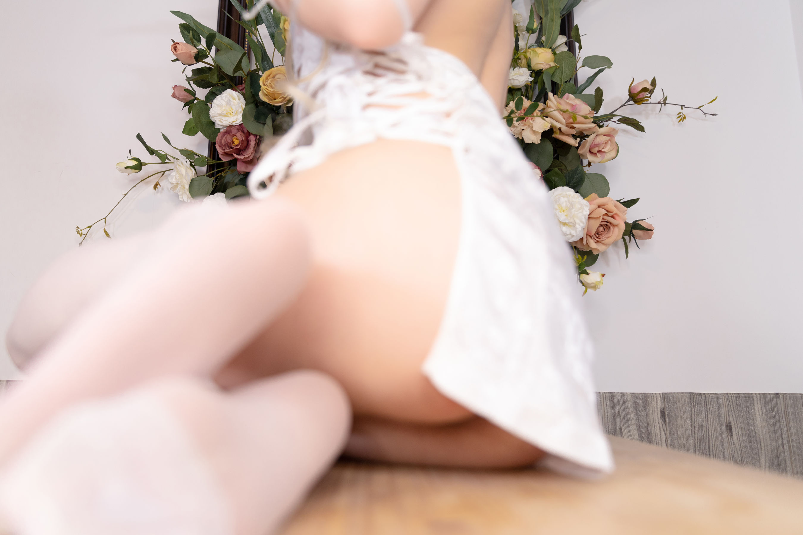 尤物清水由乃 – 金发旗袍 [69P]-66COS