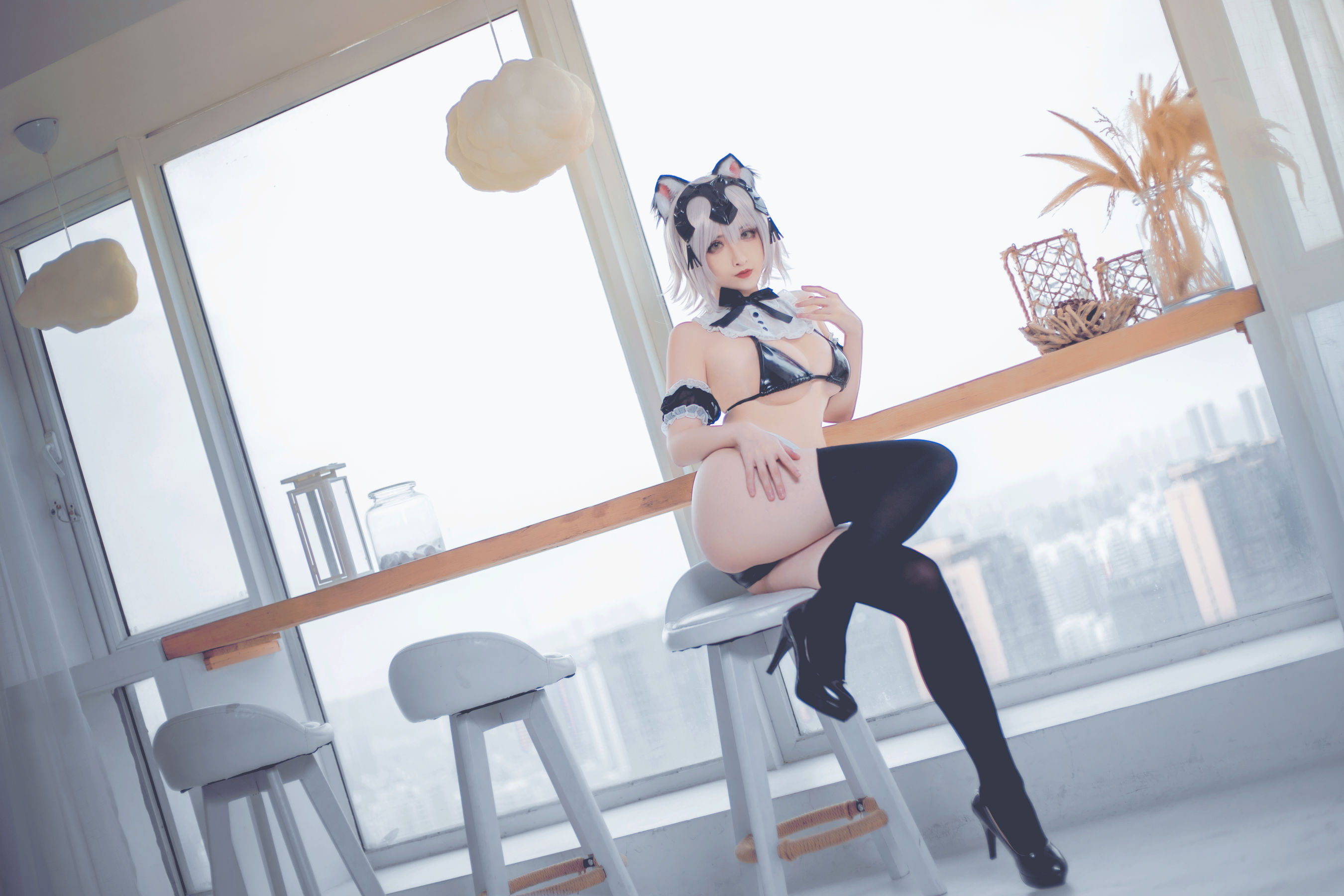 COS福利rioko凉凉子 七夕 月球女友 [42P]-66COS