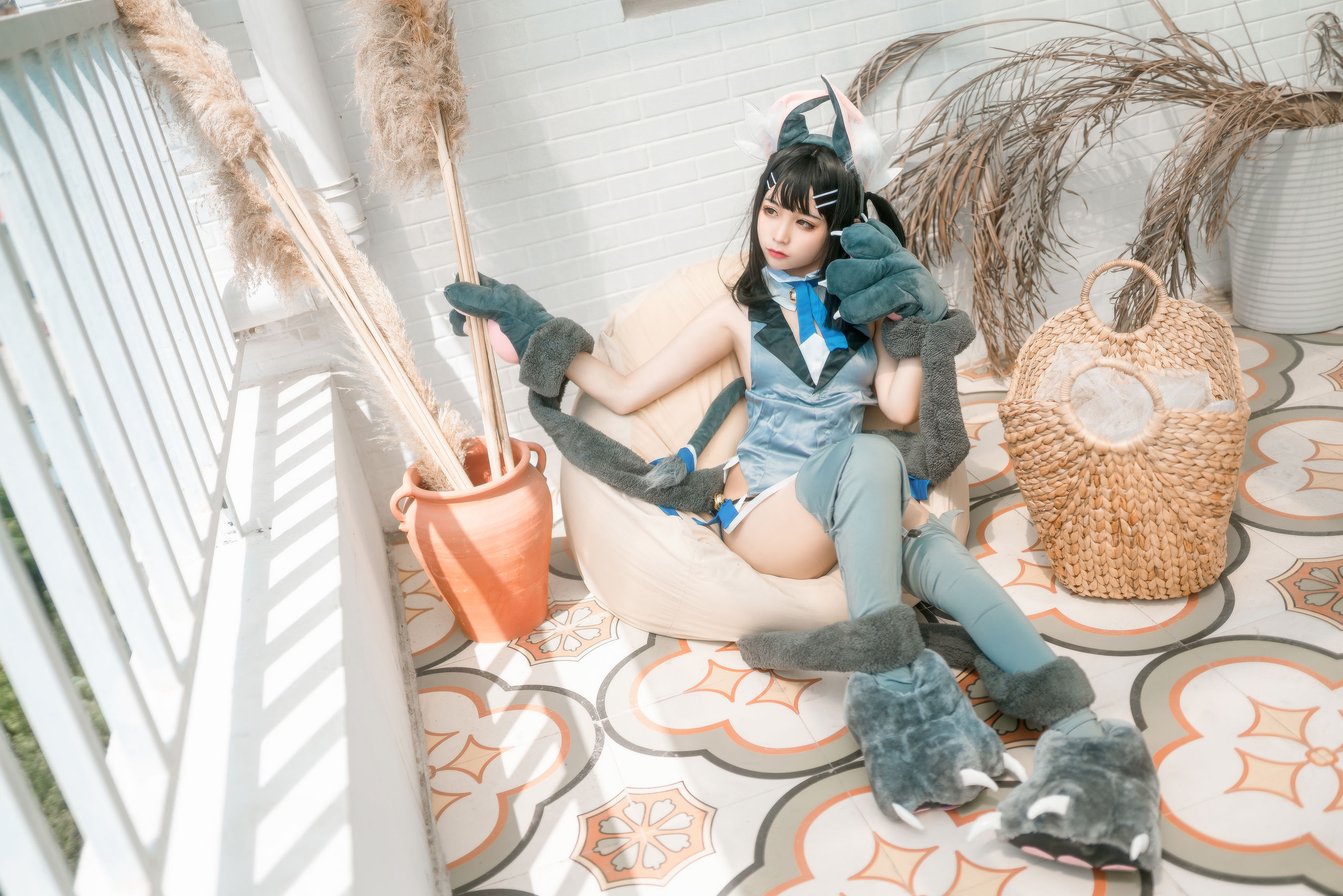 [Cosplay写真] 动漫博主蠢沫沫 – 卫宫美游 [44P]-66COS