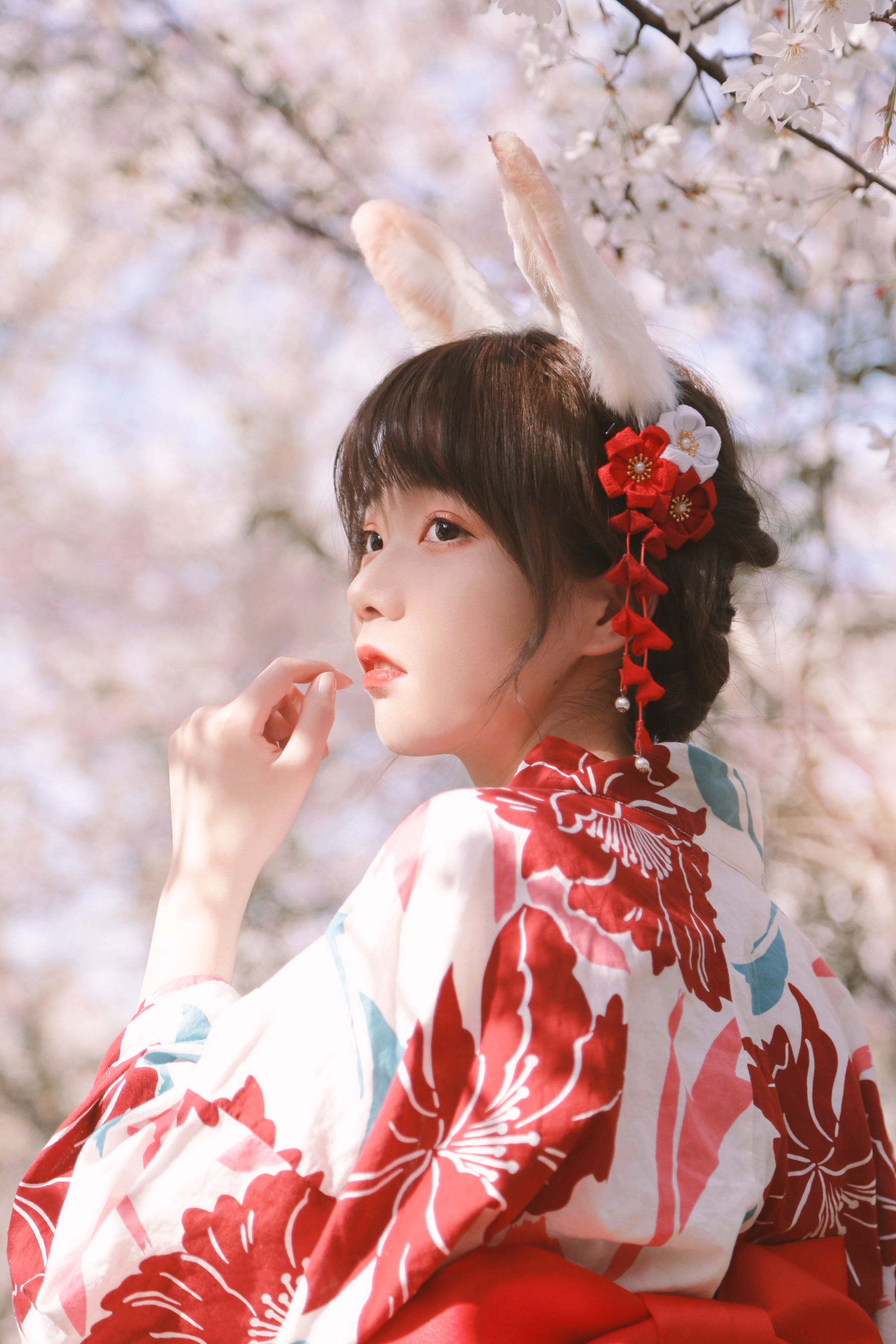 可爱妹子Fushii_海堂 – 樱花兔兔 [34P]-66COS