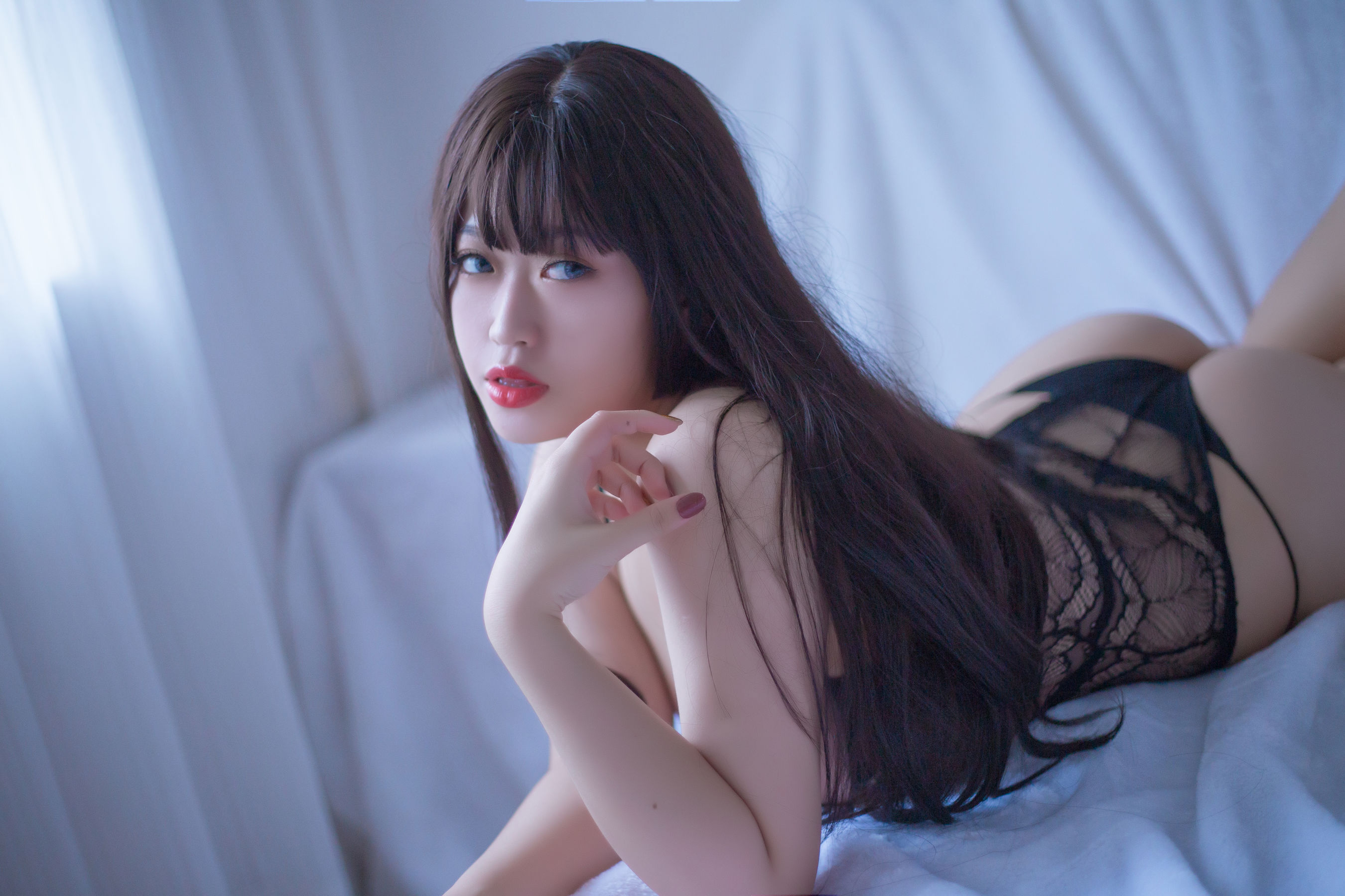 动漫博主维他奶泽 – 黑蕾丝 [25P]-66COS