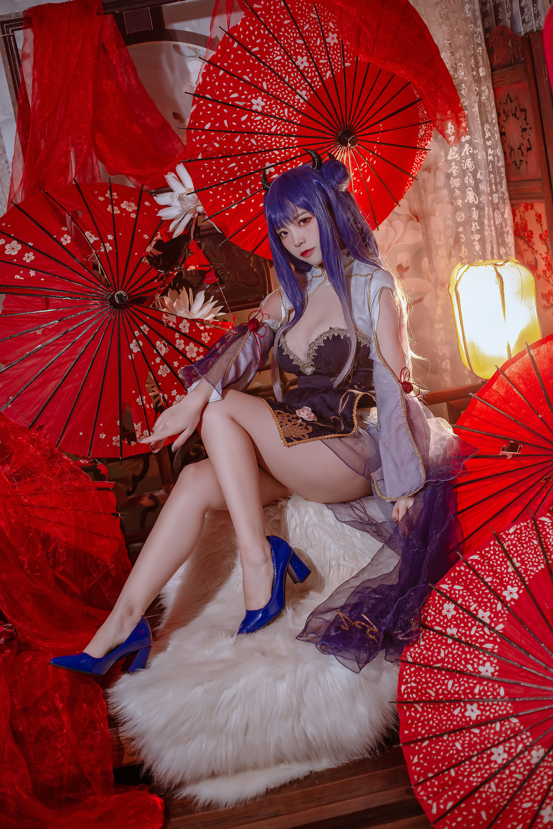 人气Coser二佐Nisa – 碧蓝 伊吹旗袍 [29P]-66COS