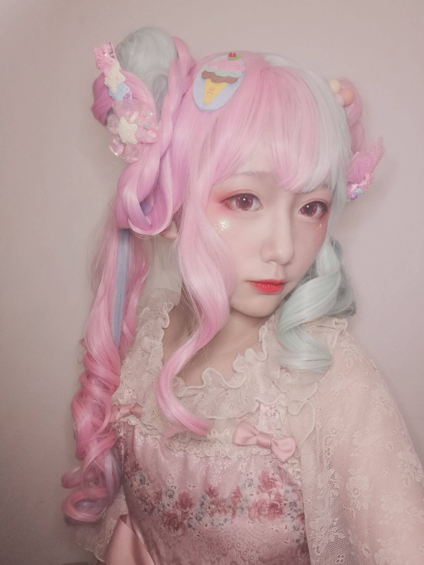 动漫博主弦音sic – lolita草莓薄荷冰淇淋 [7P]-66COS