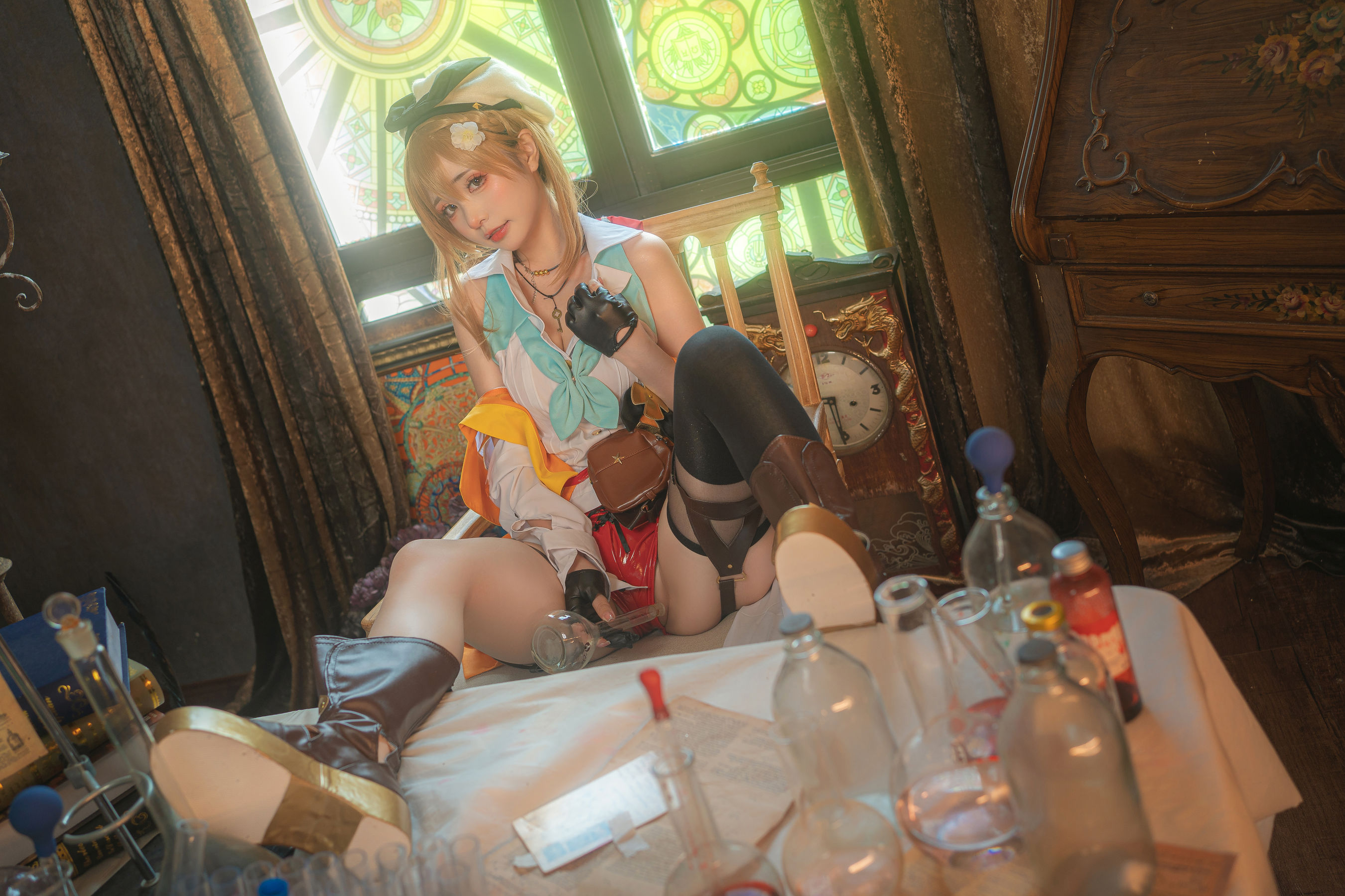 爆机少女喵小吉 – 莱莎的炼金工房2 [14P]-66COS