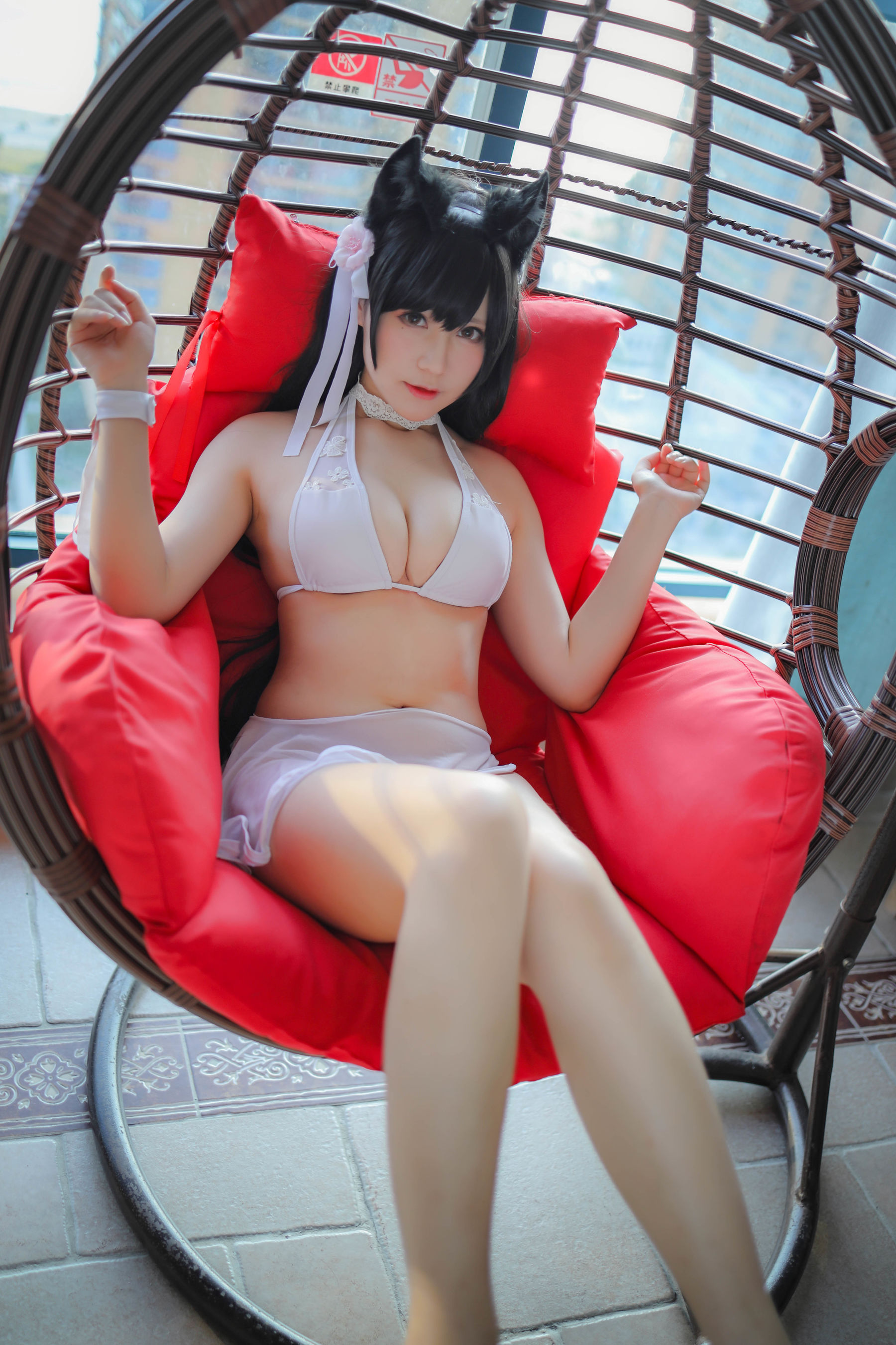 萌妹子Nyako喵子 爱宕泳装 [25P]-66COS