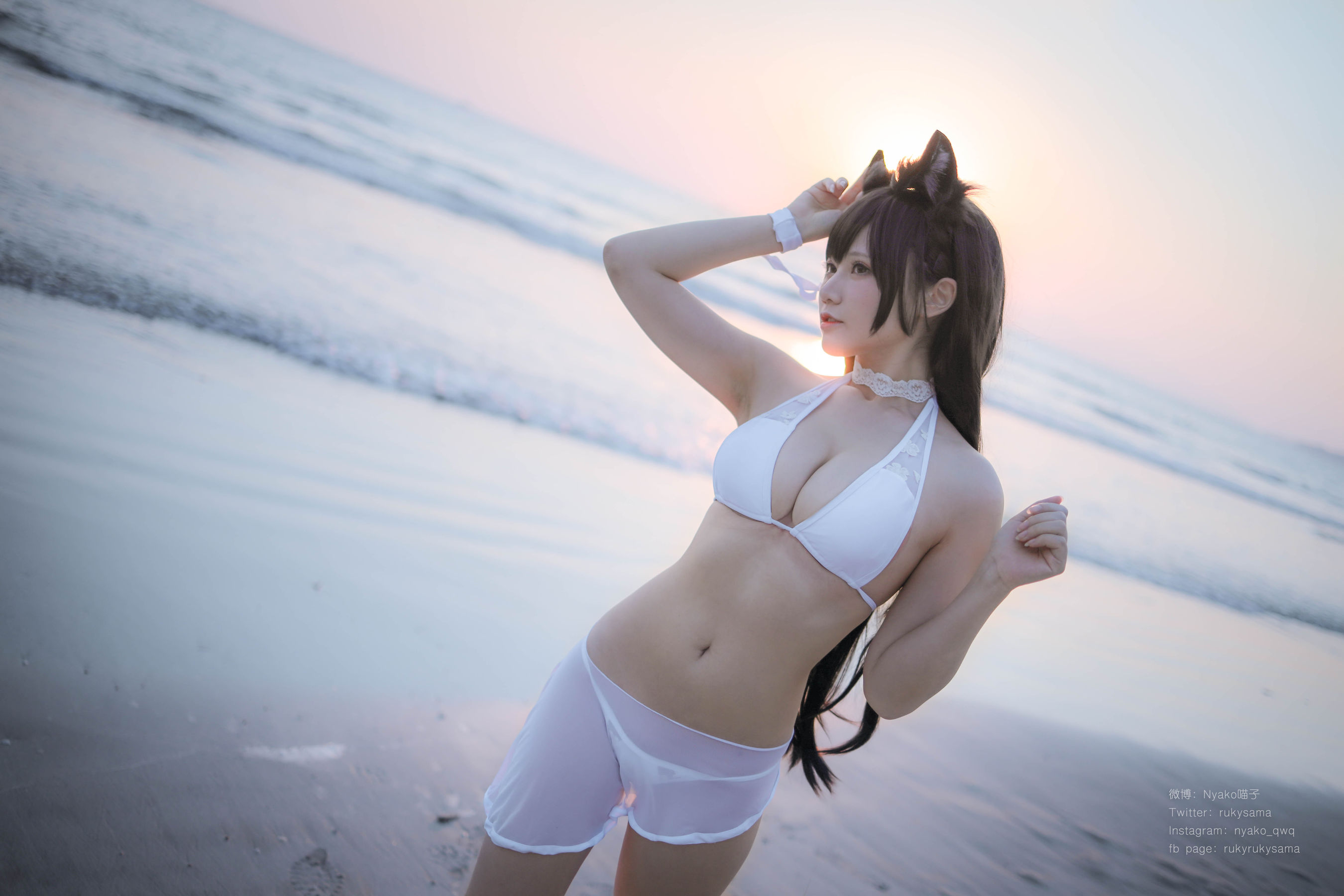 萌妹子Nyako喵子 爱宕泳装 [25P] 插图3