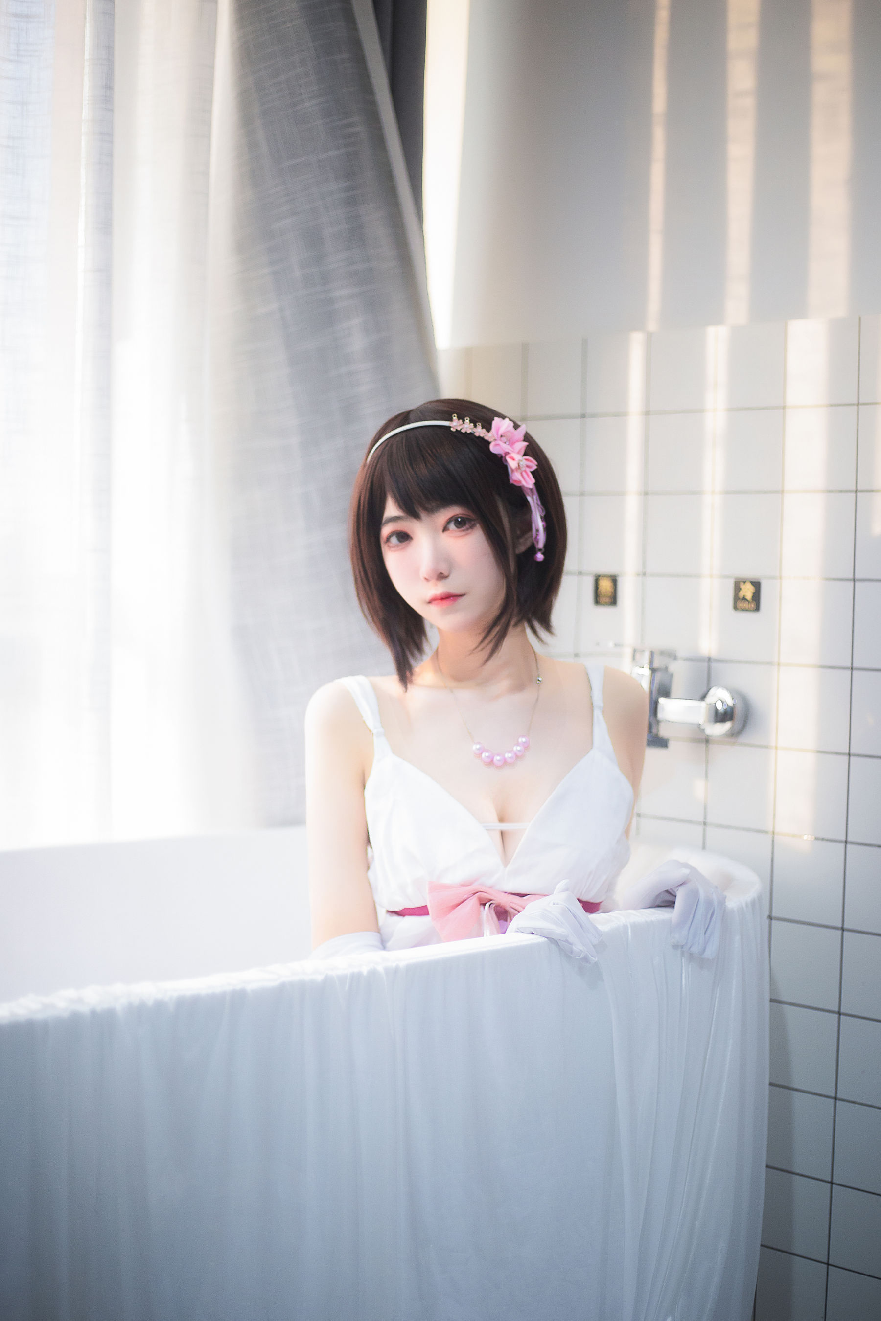 宫本桜 – 加藤惠浴室 [25P]-66COS