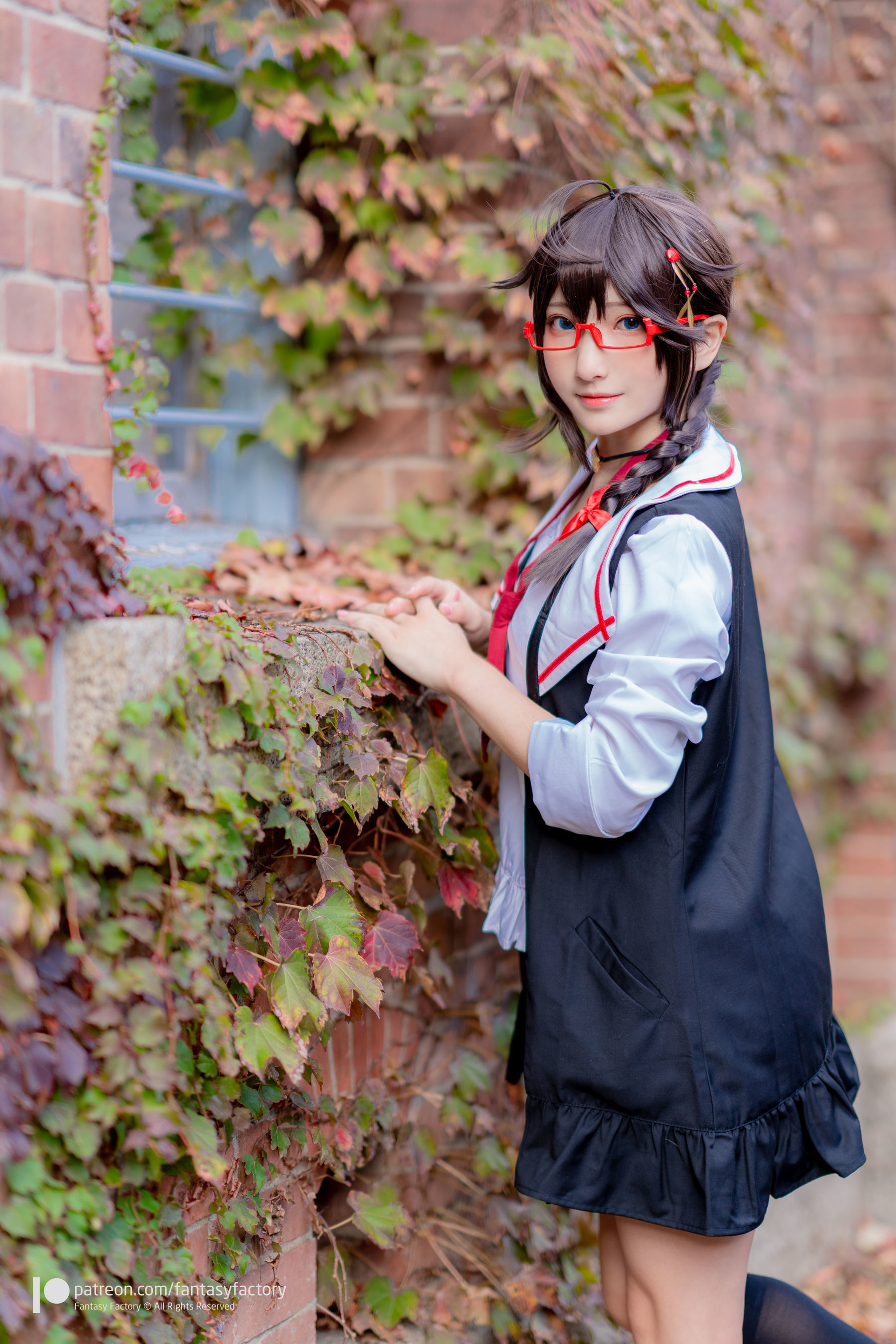 小丁 2020.04 [Fantasy Factory] 女仆 情趣 兔耳 [106P]-66COS