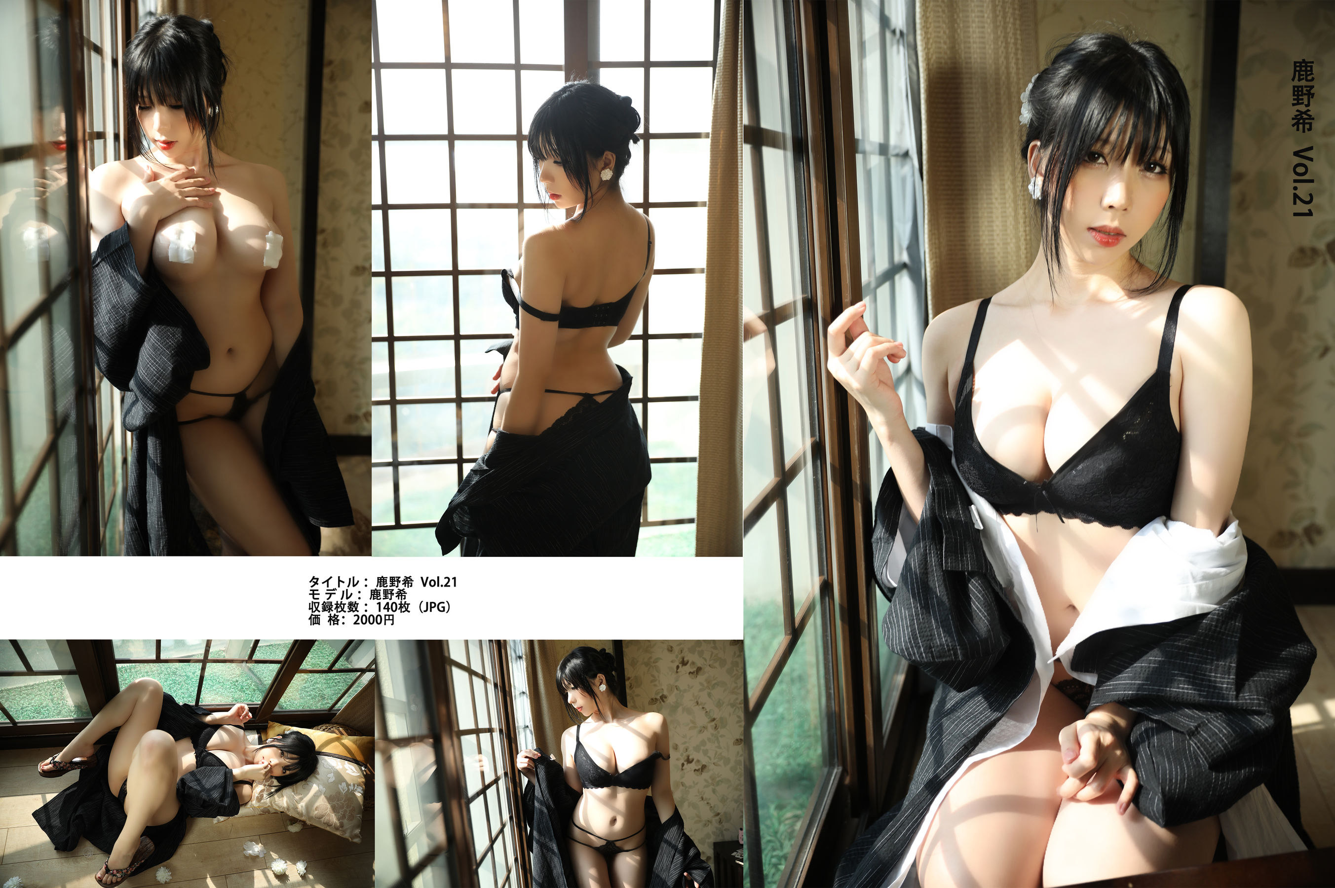 二次元巨乳美女鹿野希 – 未亡人 [141P]-66COS