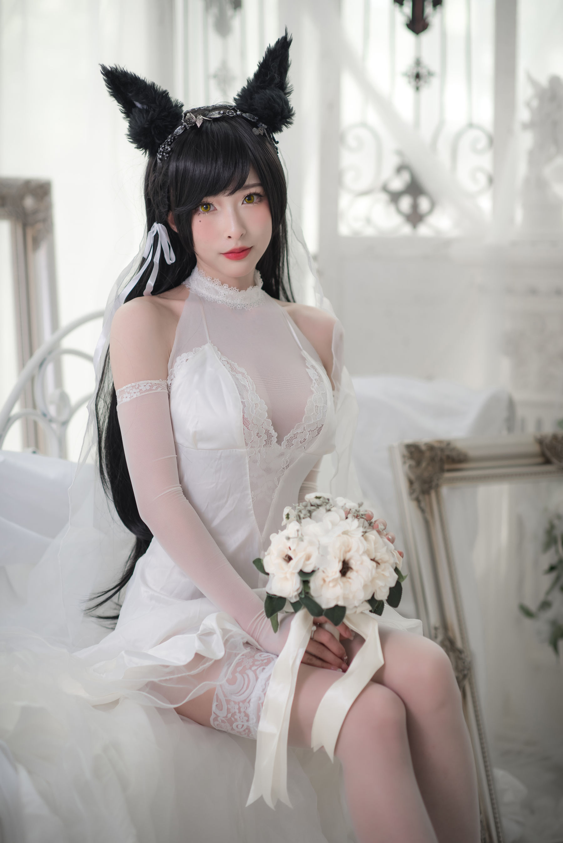 尤物清水由乃 – 爱宕婚纱 [49P]-66COS