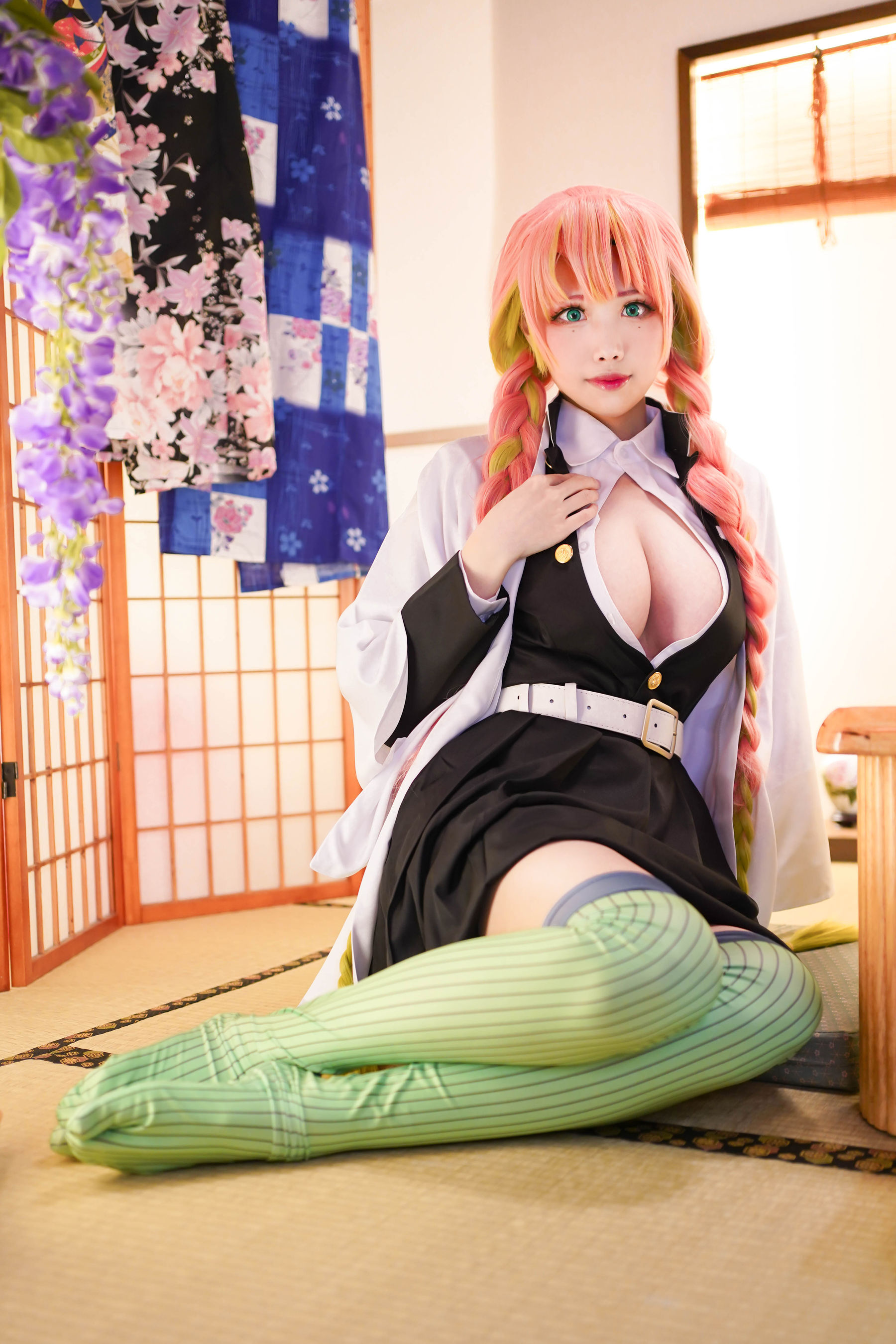 [Cosplay写真] Coser萱-KaYa – 鬼灭之刃 甘露寺 [35P]-66COS