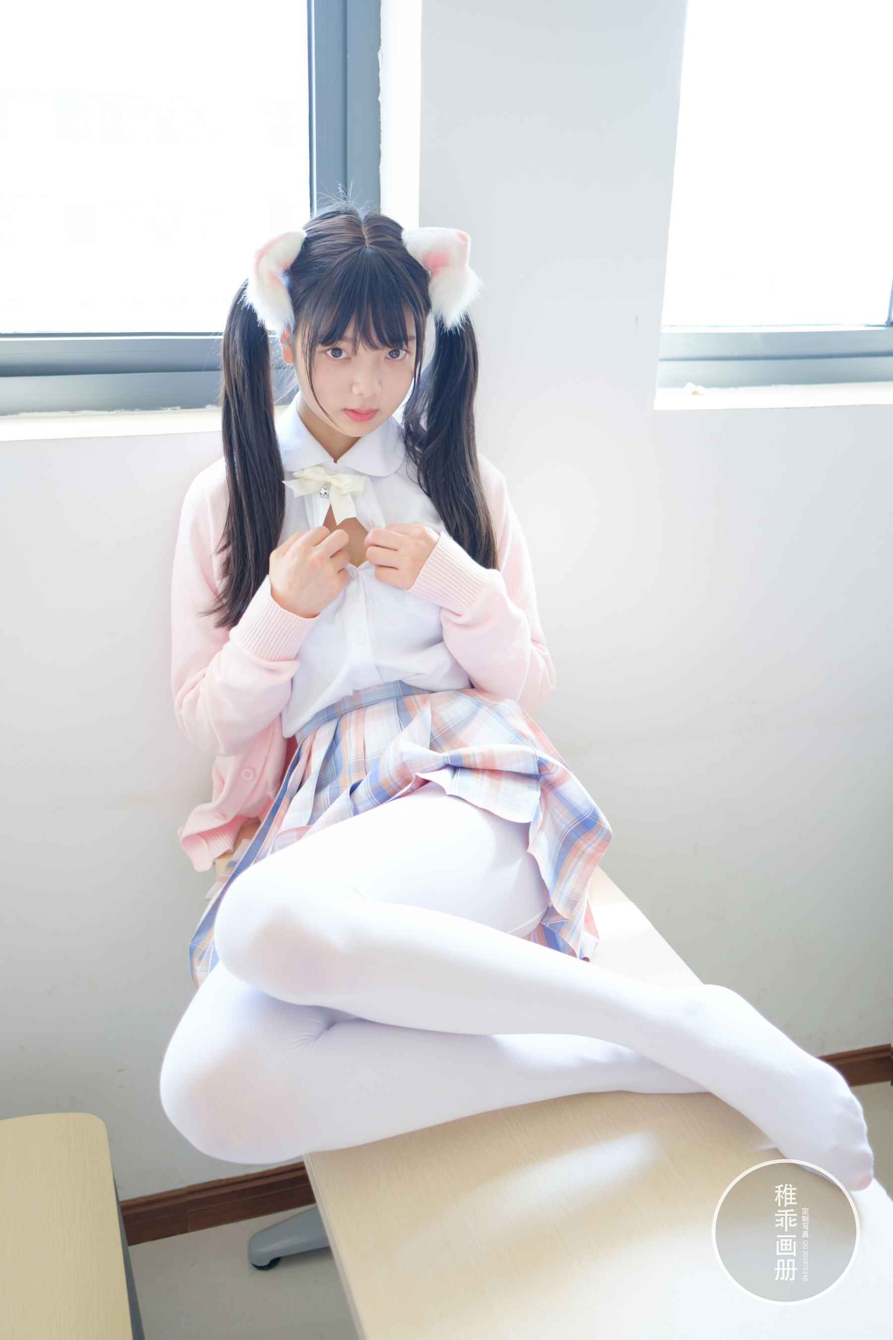 柴系小乖(稚乖画册) – 夜夜 80D 白丝JK [63P]-66COS