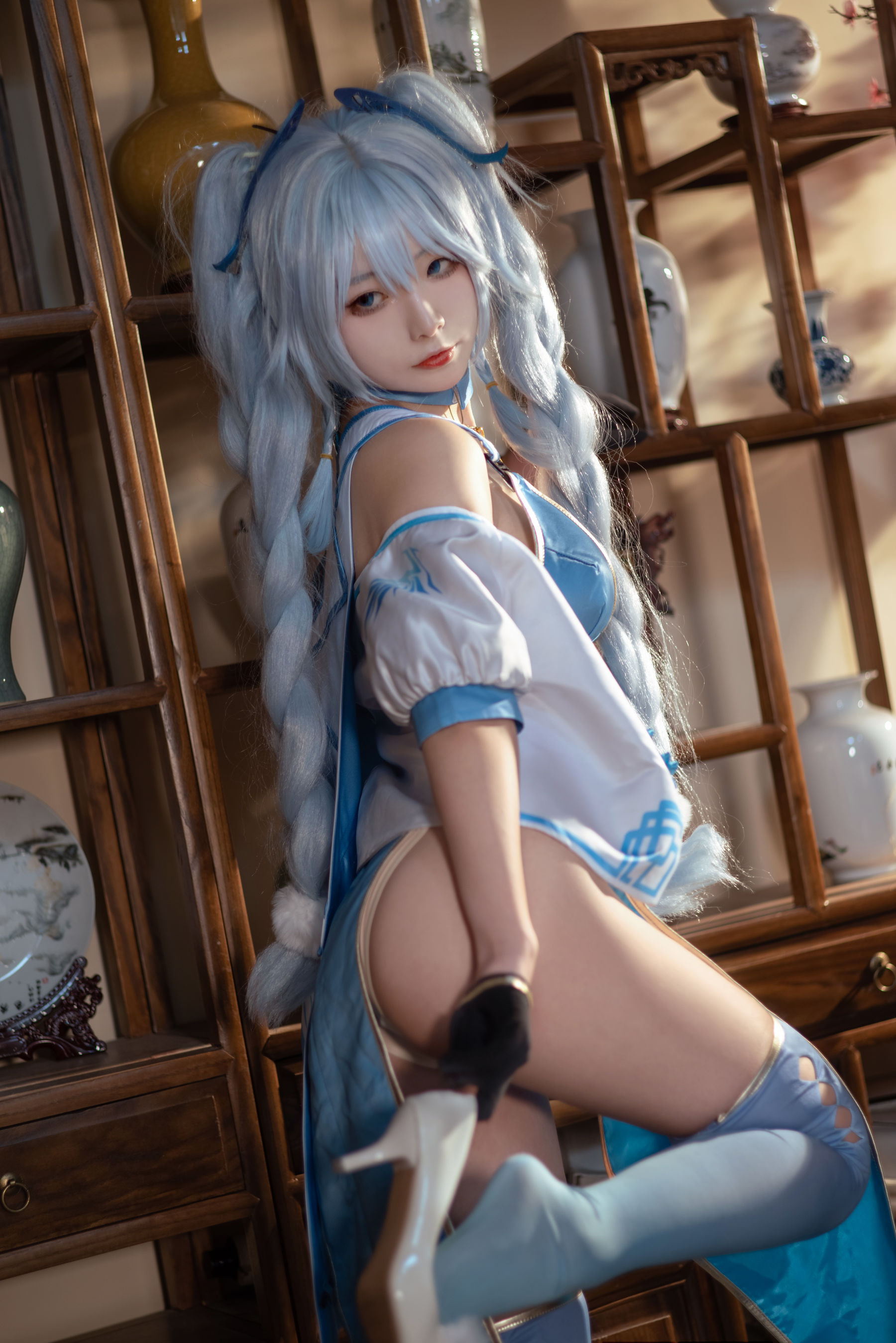 yuuhui玉汇 – PA-15 翠雀媚 [31P]-66COS