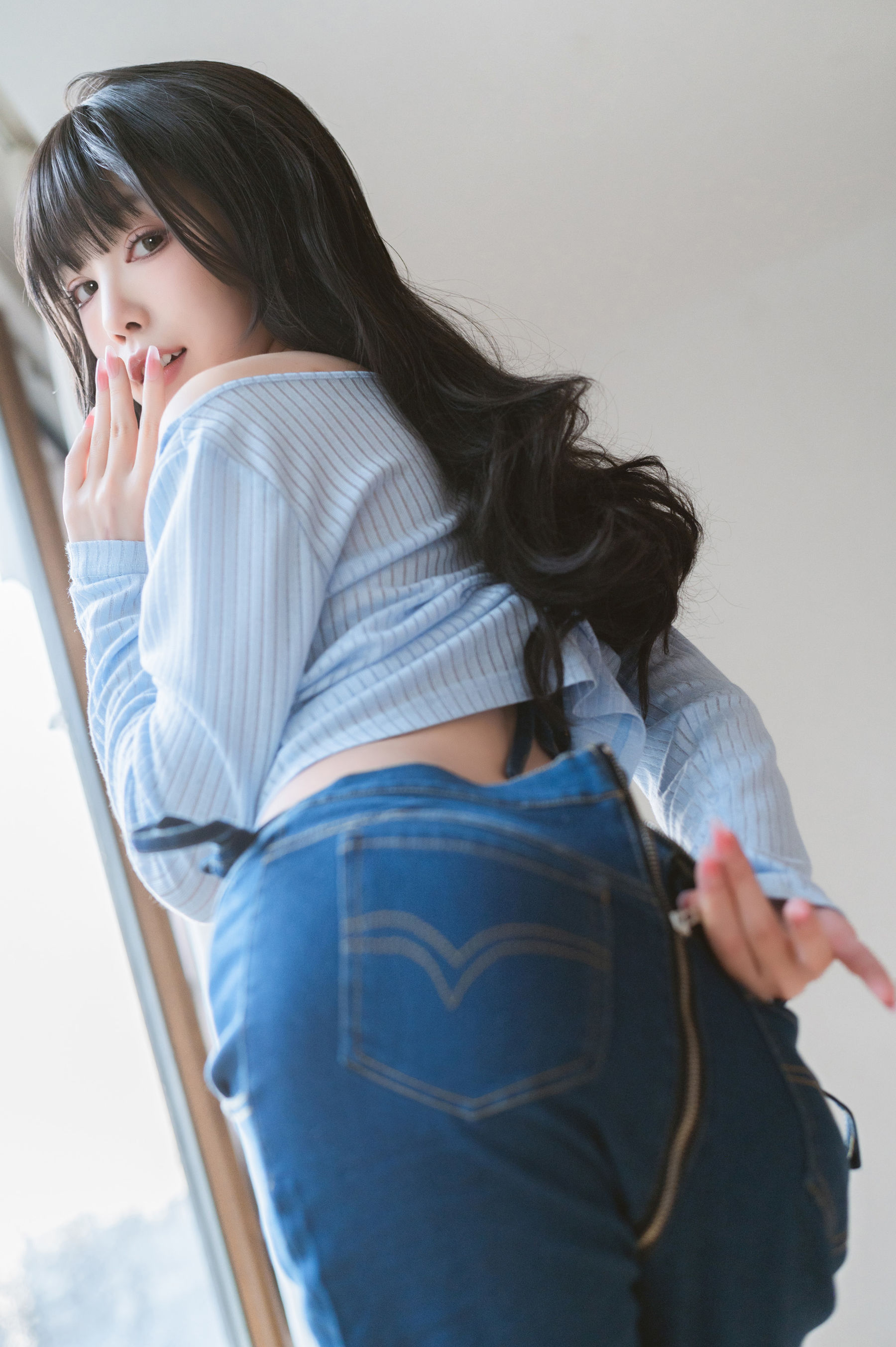 动漫博主水淼aqua – 牛仔裤 [23P]-66COS