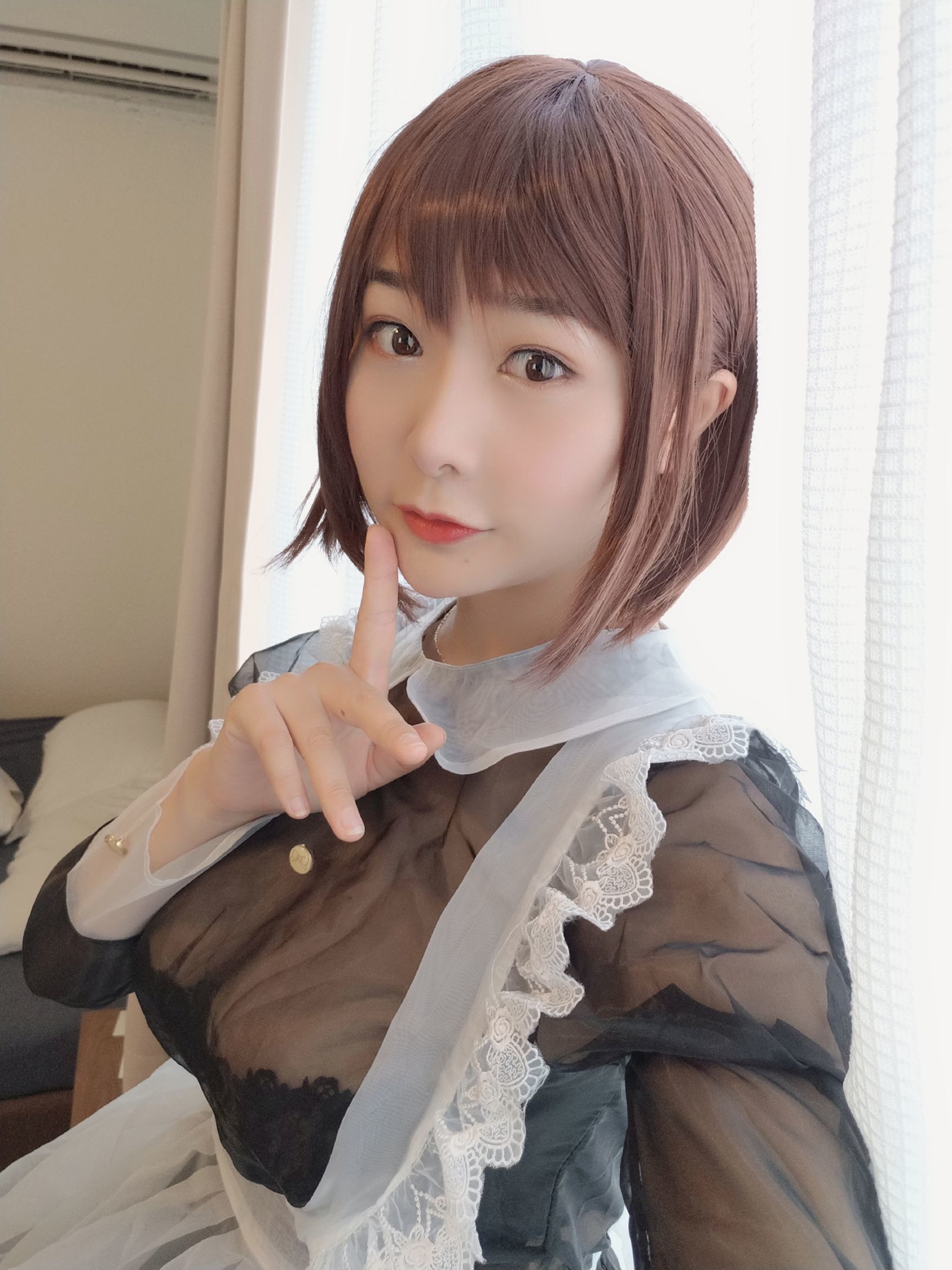 性感Coser三刀刀Miido 透明女仆 [32P]-66COS