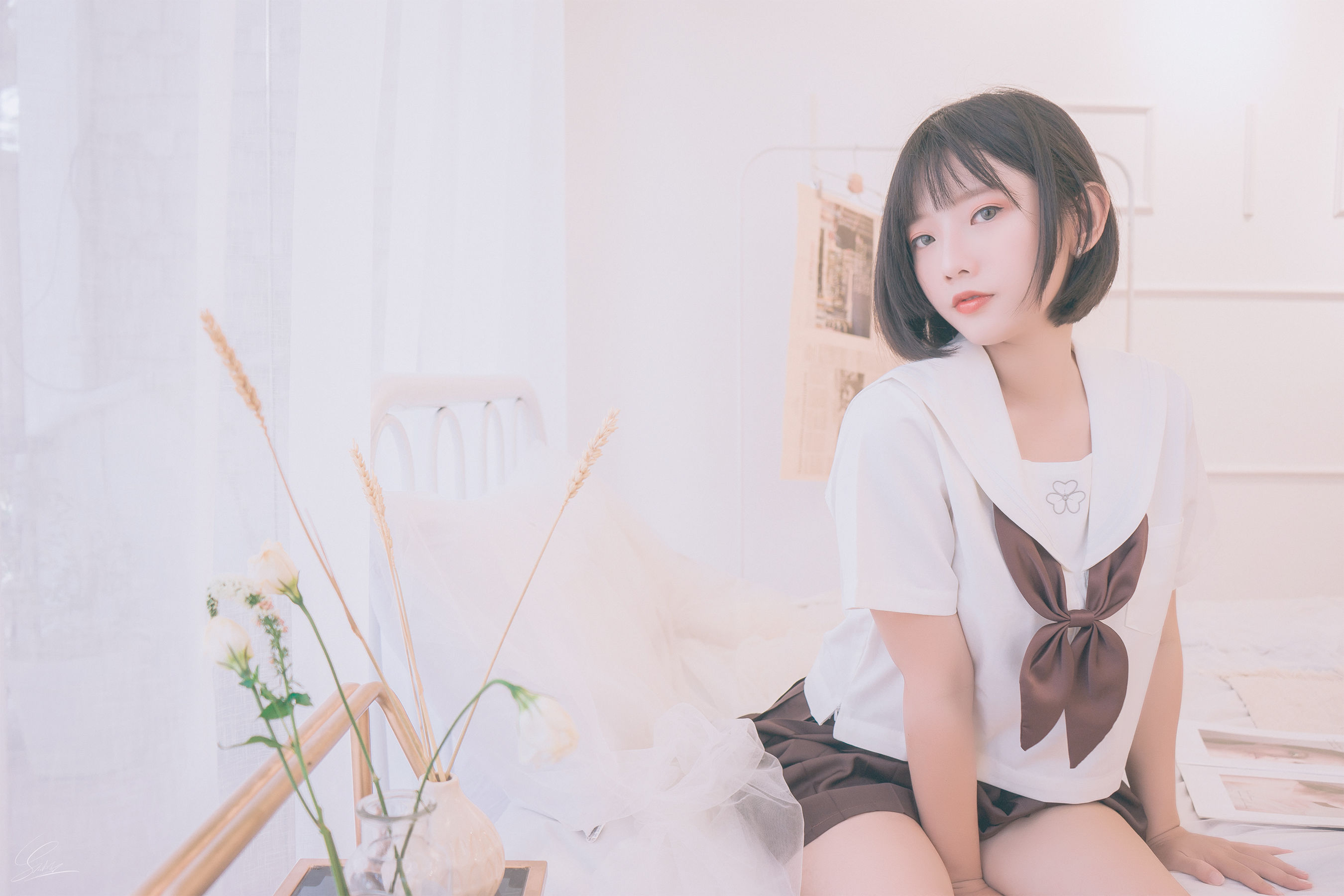 [Cosplay写真] Messie Huang – Birthday Seifuku [20P]-66COS