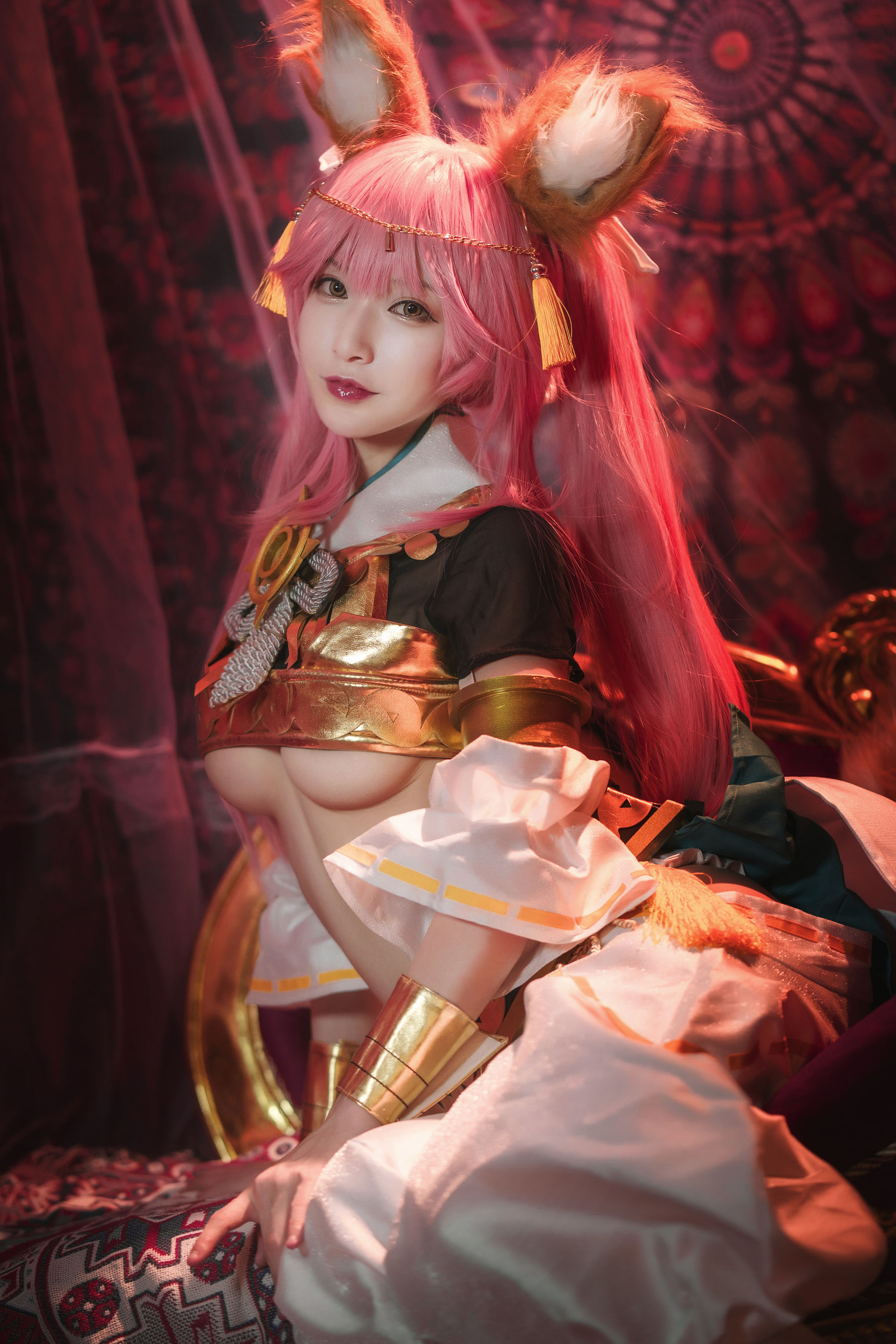 [Cosplay写真] 动漫博主铁板烧鬼舞w – 玉藻前 神话 [20P]-66COS