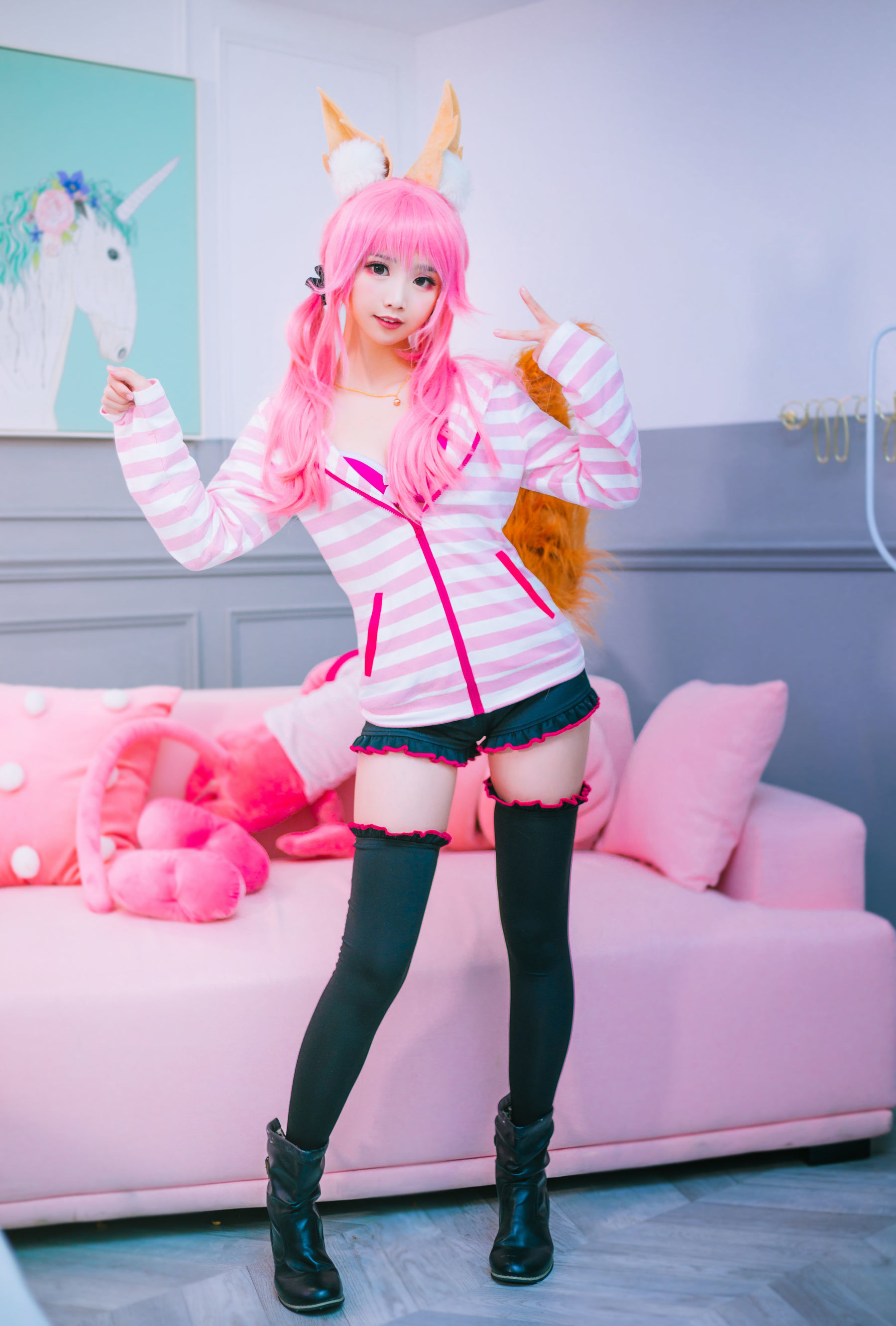 [萝莉COS] 面饼仙儿 – 玉藻前日常 [16P]-66COS