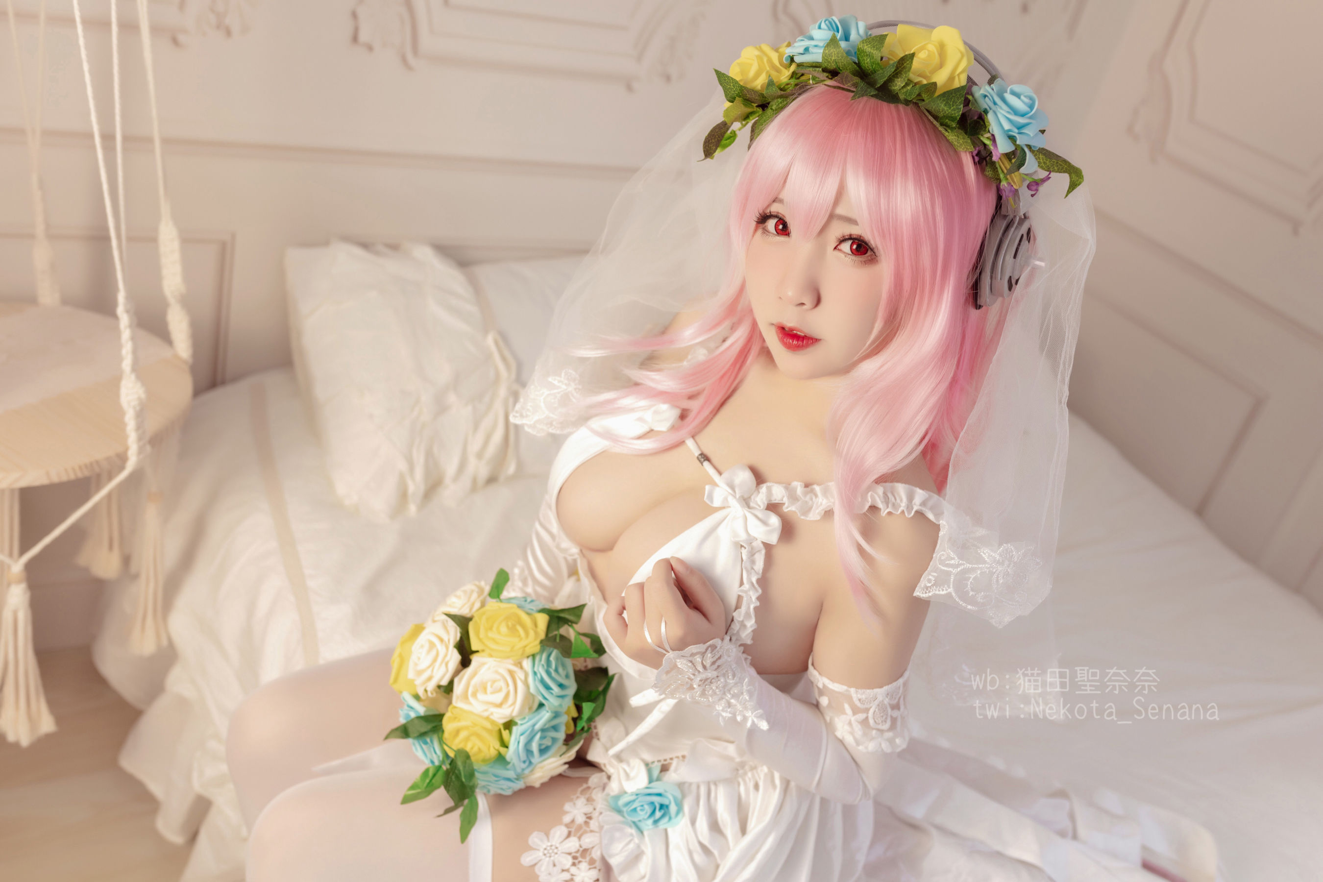 动漫博主貓田聖奈奈 – 索尼子十周年花嫁 [35P]-66COS