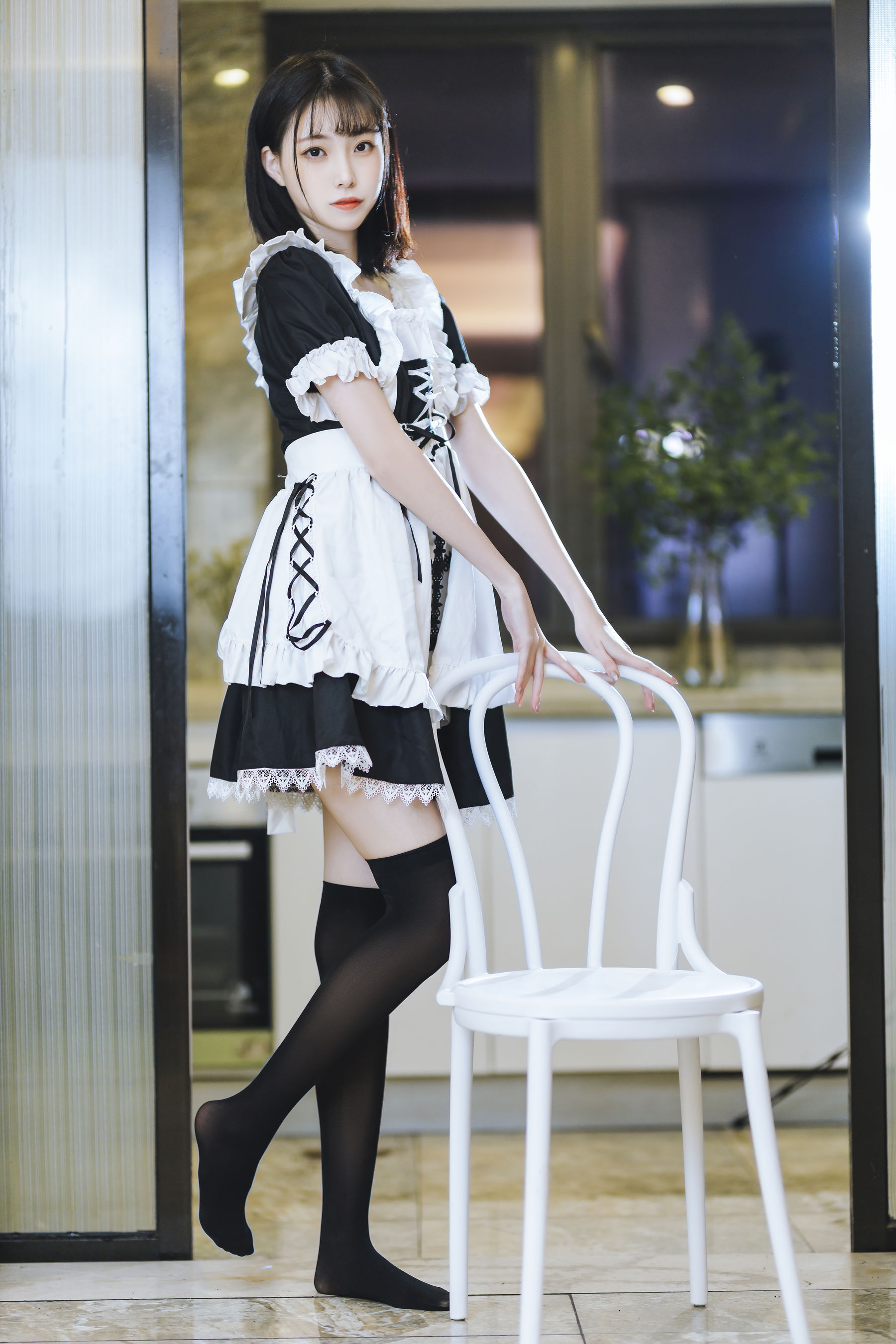 许岚(叁月life) – 短裙女仆 [40P]-66COS