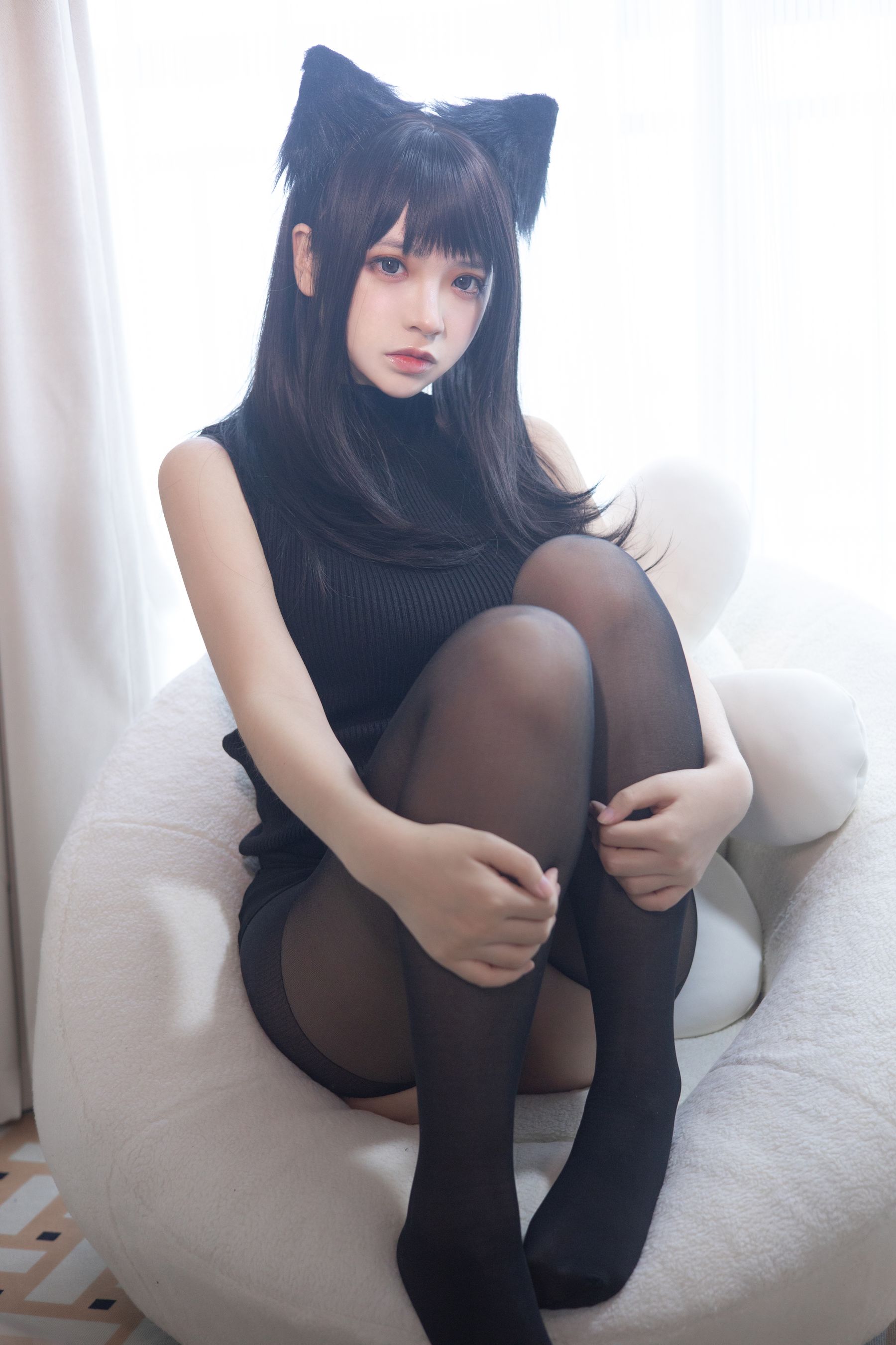 疯猫ss – 黑毛衣少女 [80P]-66COS
