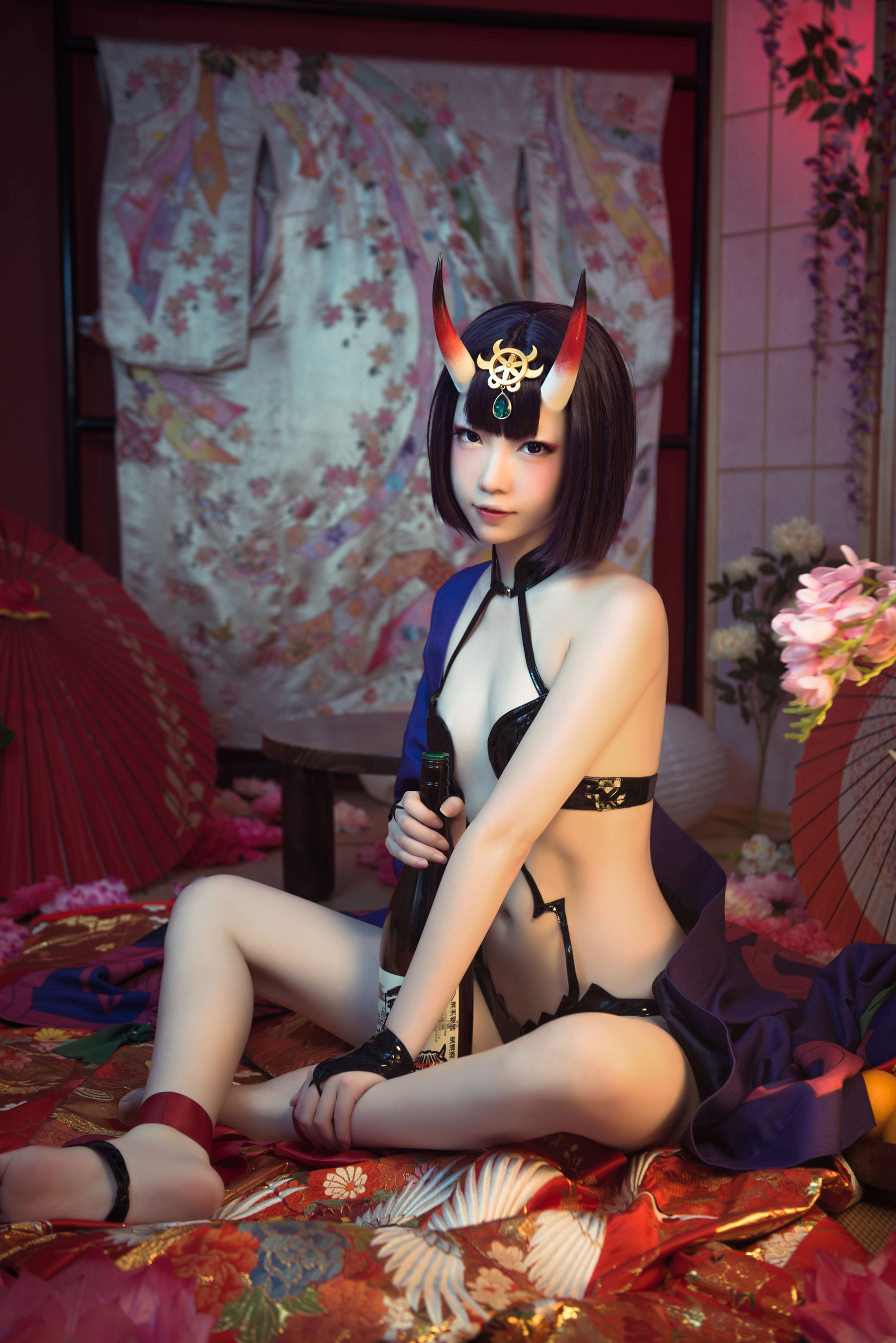 大胸萌妹妖少you1 – 酒吞童子 [9P]-66COS