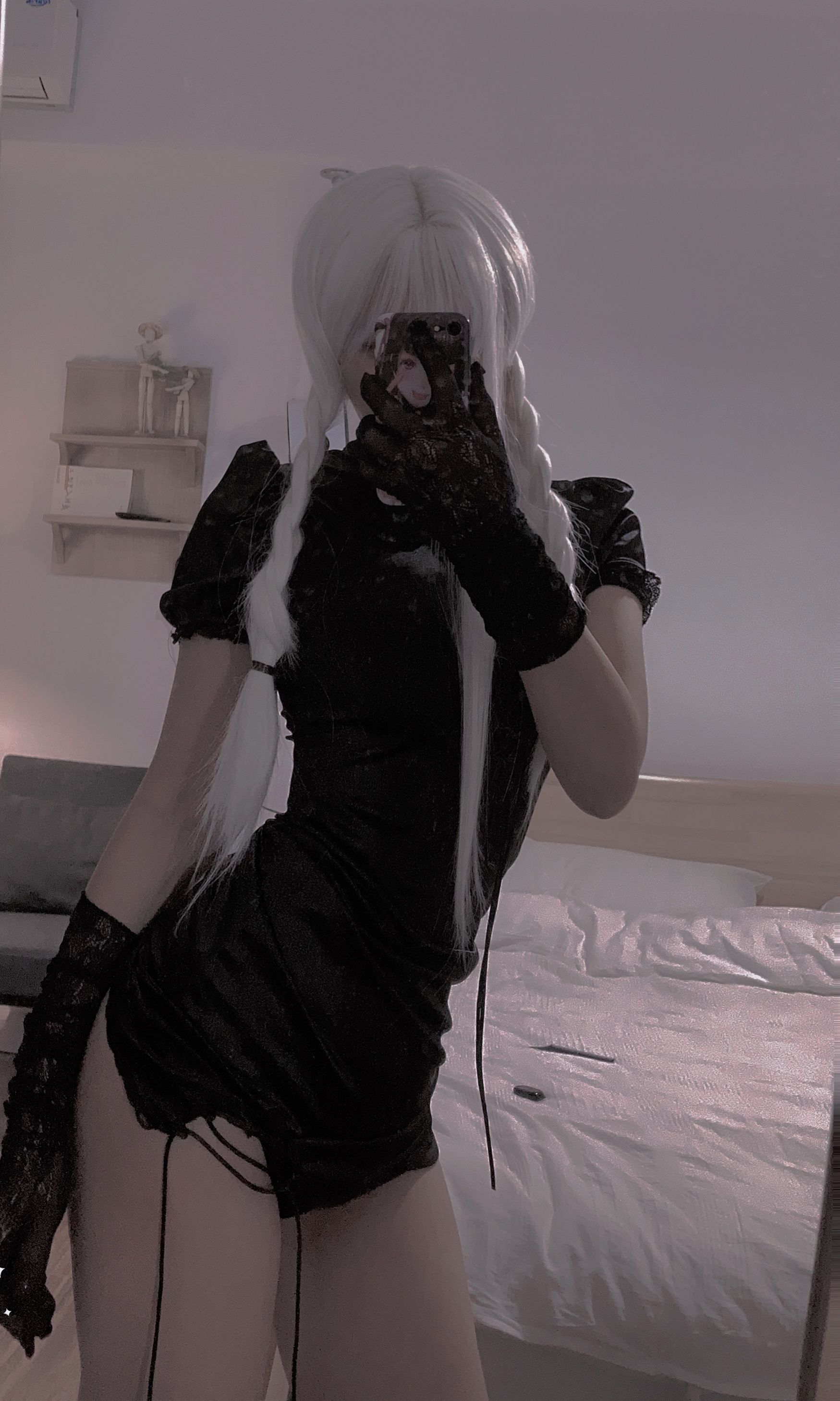 动漫博主柒柒要乖哦 – 辣妹旗袍 [46P]-66COS